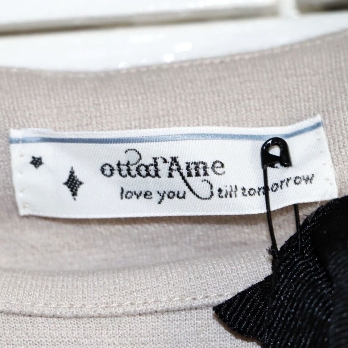 Vintage VINTAGE Otto D’ Ame Jumper Dress UK 14 Womens Ecru Wool Blend Belted New With Tags Size XL / US 12-14 / IT 48-50 - 6 Thumbnail