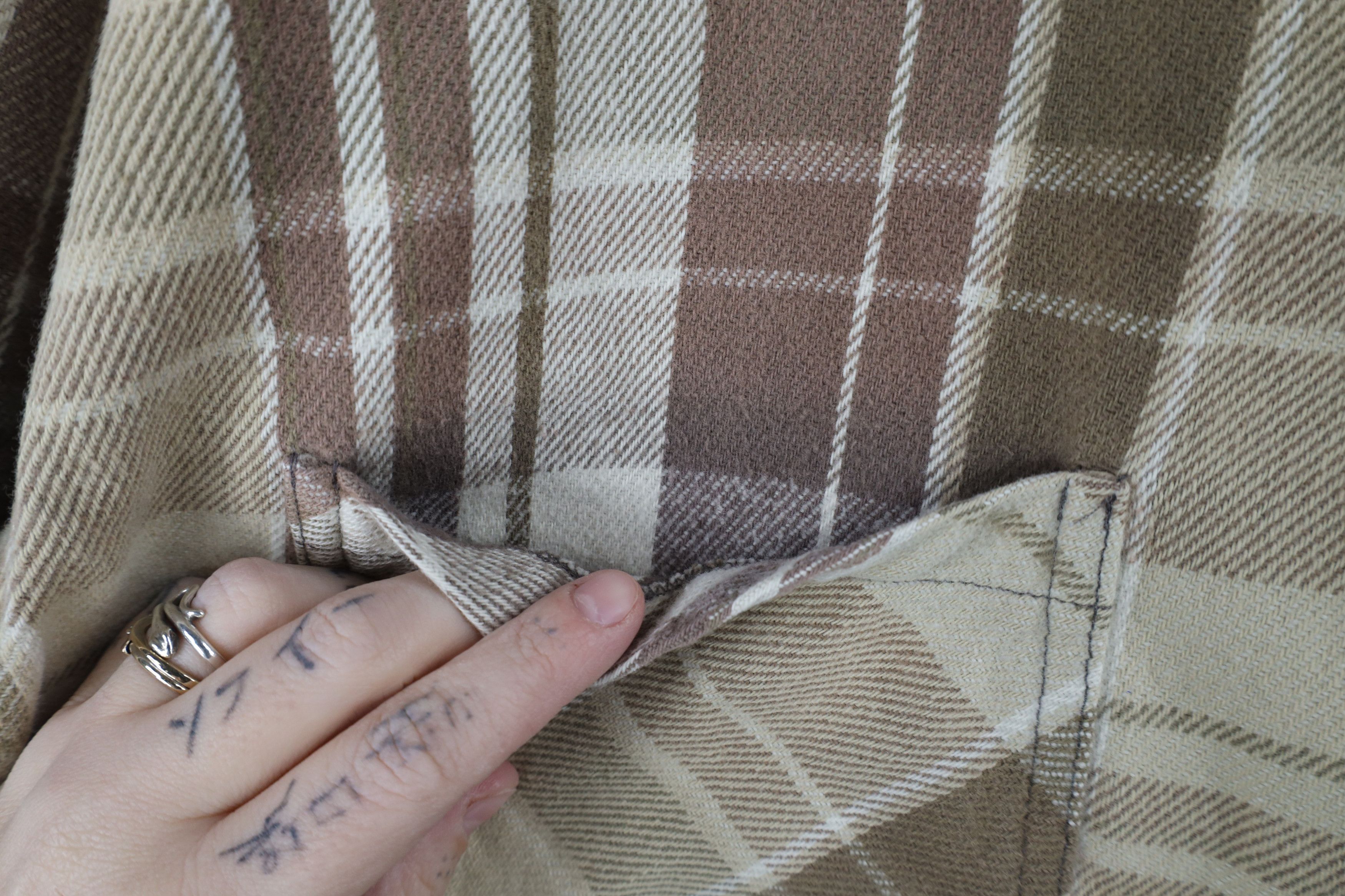 Vintage Vintage 90s Streetwear Heavyweight Button Shirt Plaid Size US XL / EU 56 / 4 - 6 Thumbnail