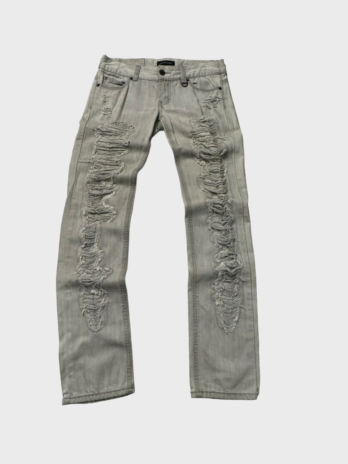 Japanese Brand Jill Stuart Distressed Helmut Lang Inspired Low Rise Jean Size US 29 - 1 Thumbnail