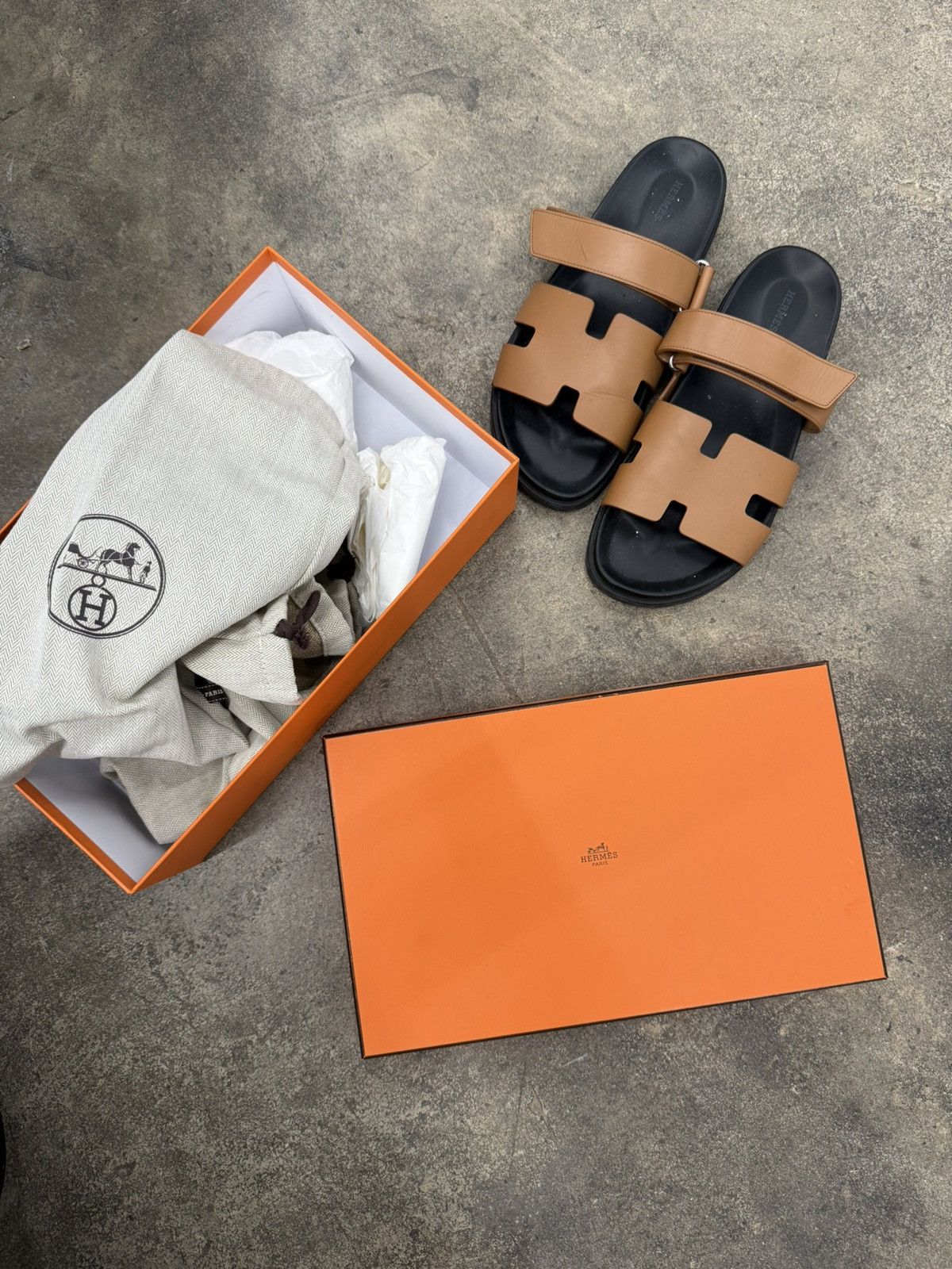 Hermes Hermes CHYPRE SANDAL Size US 11 / EU 44 - 7 Thumbnail