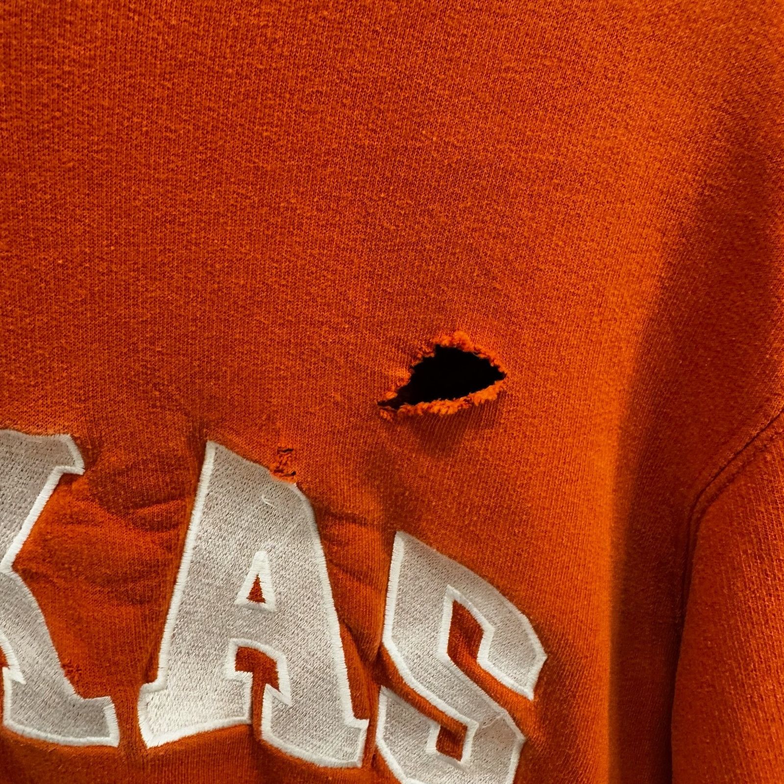 Vintage Vintage Texas Spellout Hoodie Medium Size US M / EU 48-50 / 2 - 8 Thumbnail