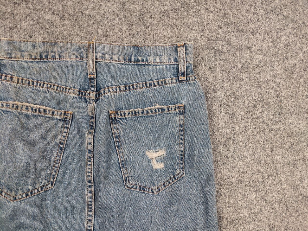 Current/Elliot Current Elliott Design mini Distressed denim Blue Skirt Size 25" / US 0 / IT 36 - 9 Thumbnail