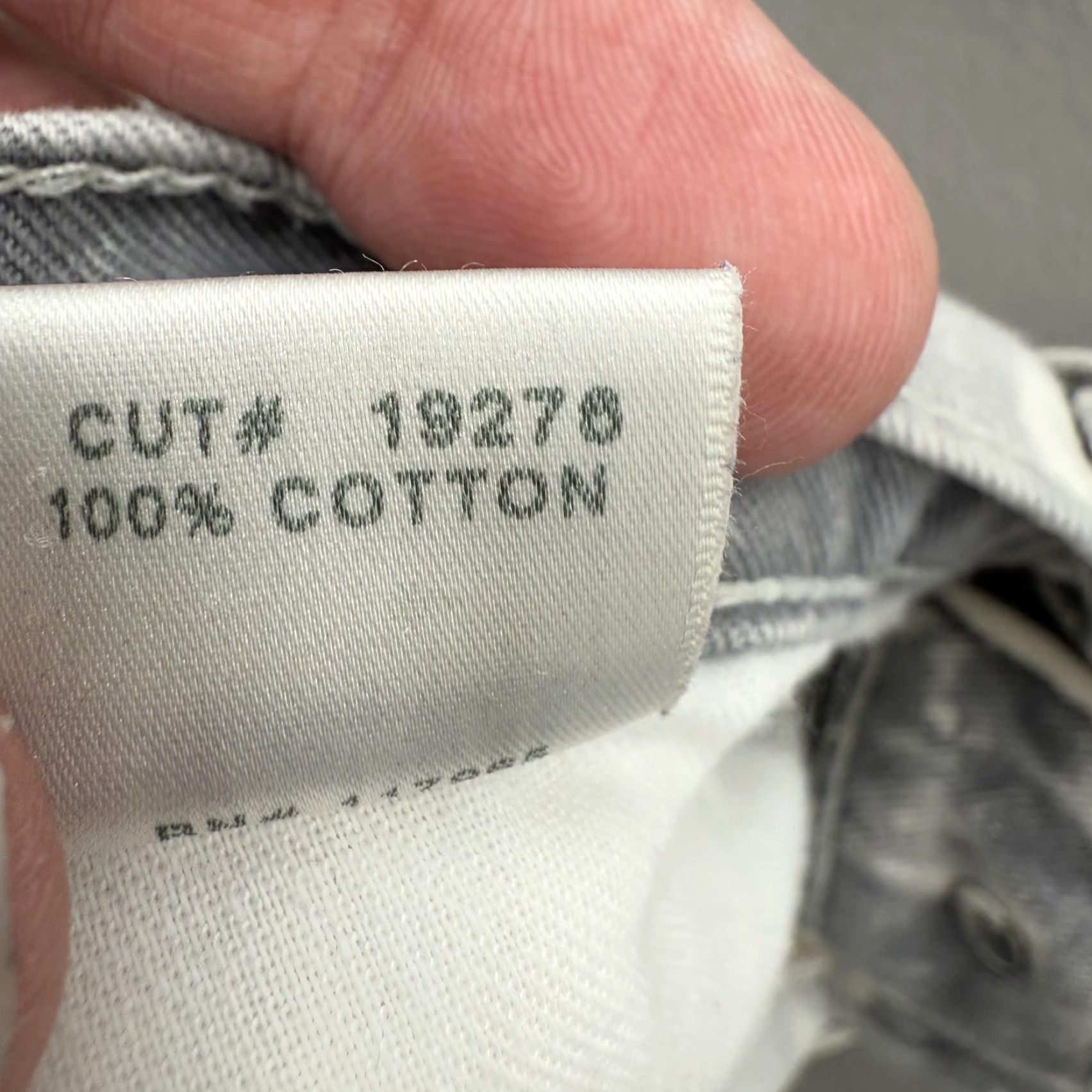 J Brand VINTAGE? No. J Brand Jeans Womens 27 Gray White Sonic Aubry High Rise Tie Dye Straight Cotton Jeans 27 White Tie Dye 100% Cotton Womens Jeans Size 27" / US 4 / IT 40 - 6 Thumbnail