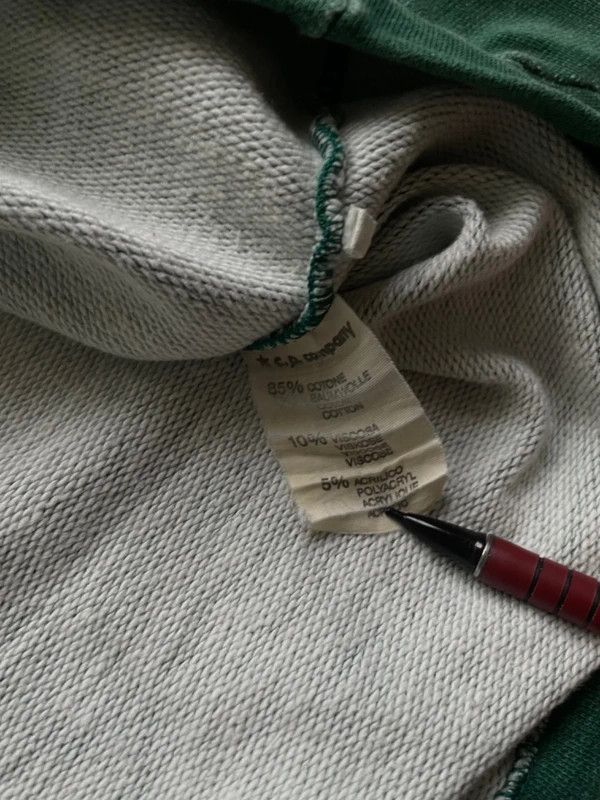 Stone Island Vintage 1980's Stone Island Polo Sweatshirt - Medium Size US M / EU 48-50 / 2 - 12 Thumbnail