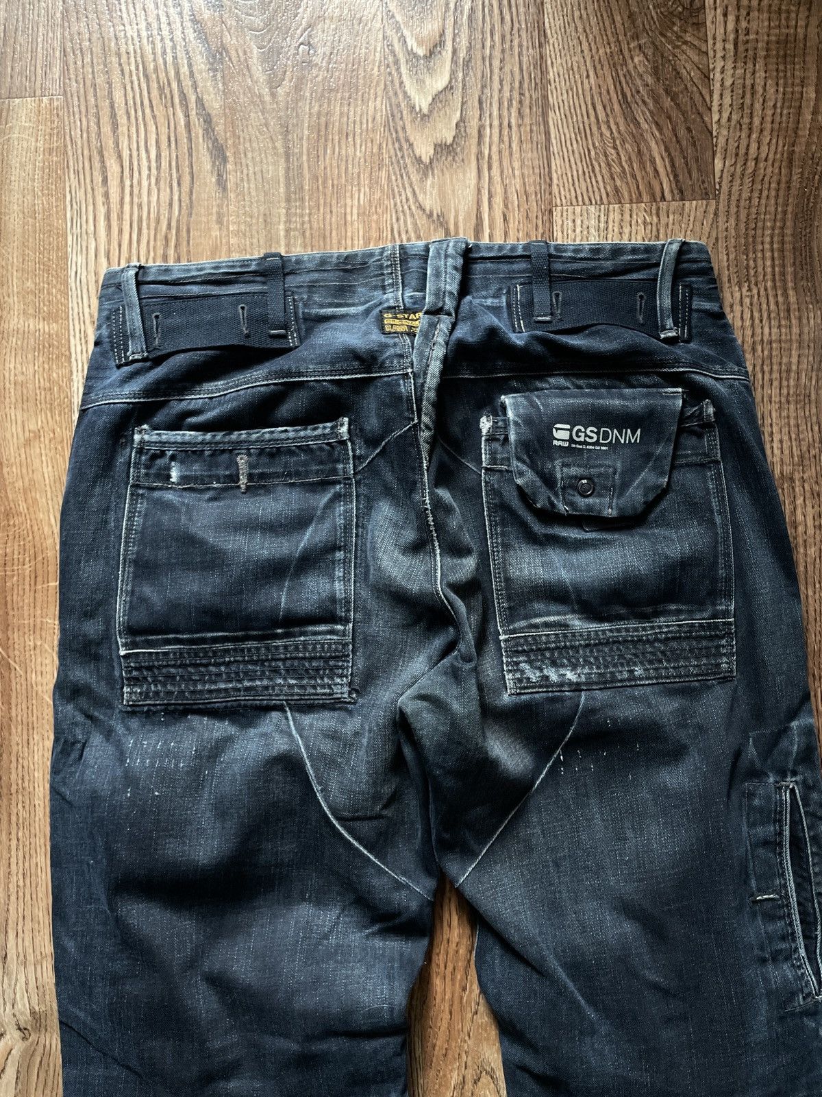 G-Star Vintage G star Double Knee Jeans Baggy Wide Big logo japanes Size US 34 / EU 50 - 10 Thumbnail