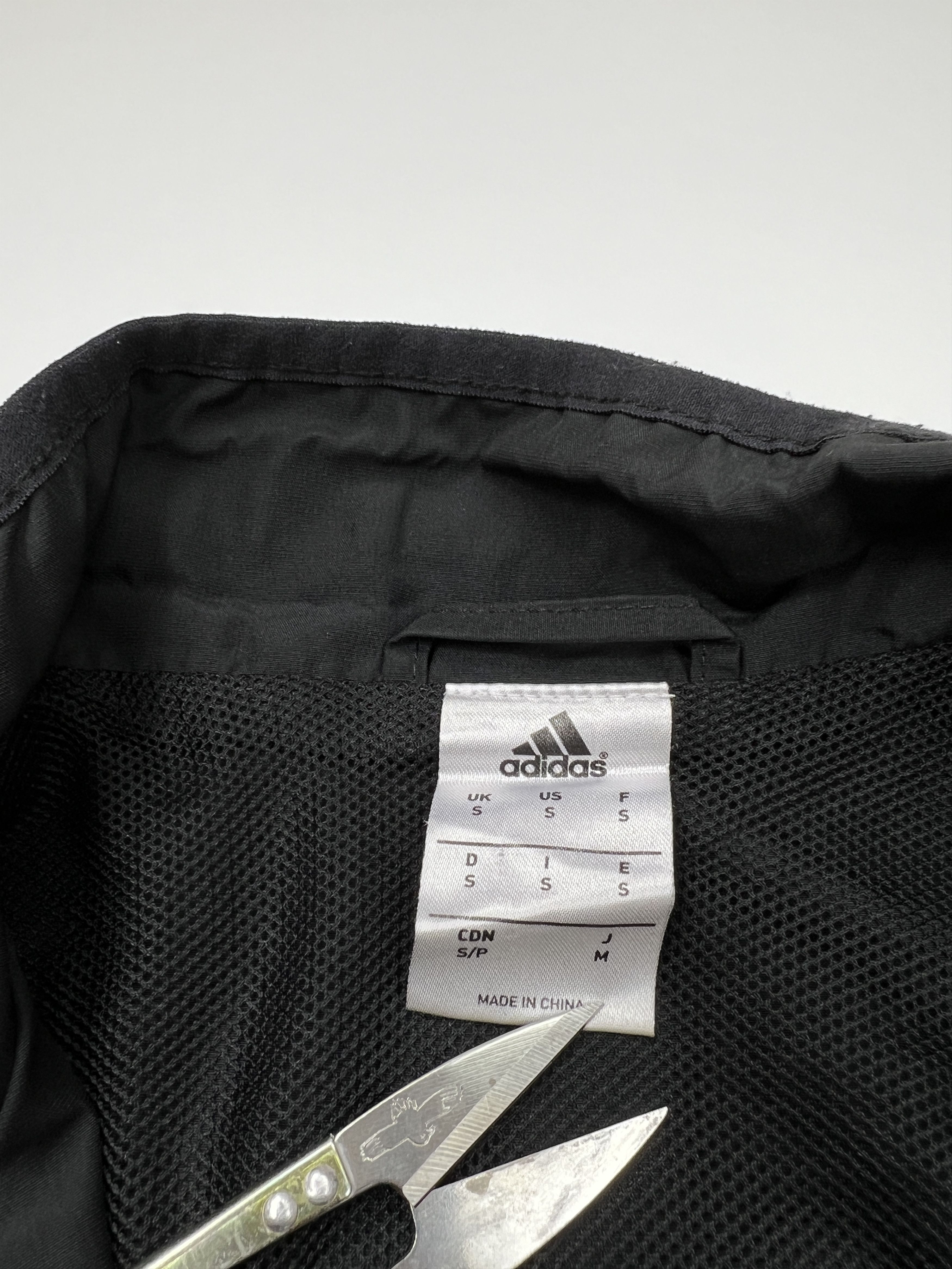 Adidas Adidas Striped Trefoil Track Top Jacket Black White Size S Size US S / EU 44-46 / 1 - 4 Thumbnail