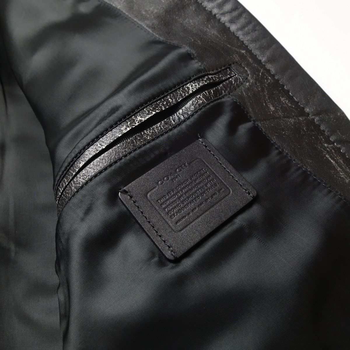 Coach FW2016 "COACH" Vintage Goat Leather Rider Jacket Size US S / EU 44-46 / 1 - 11 Thumbnail