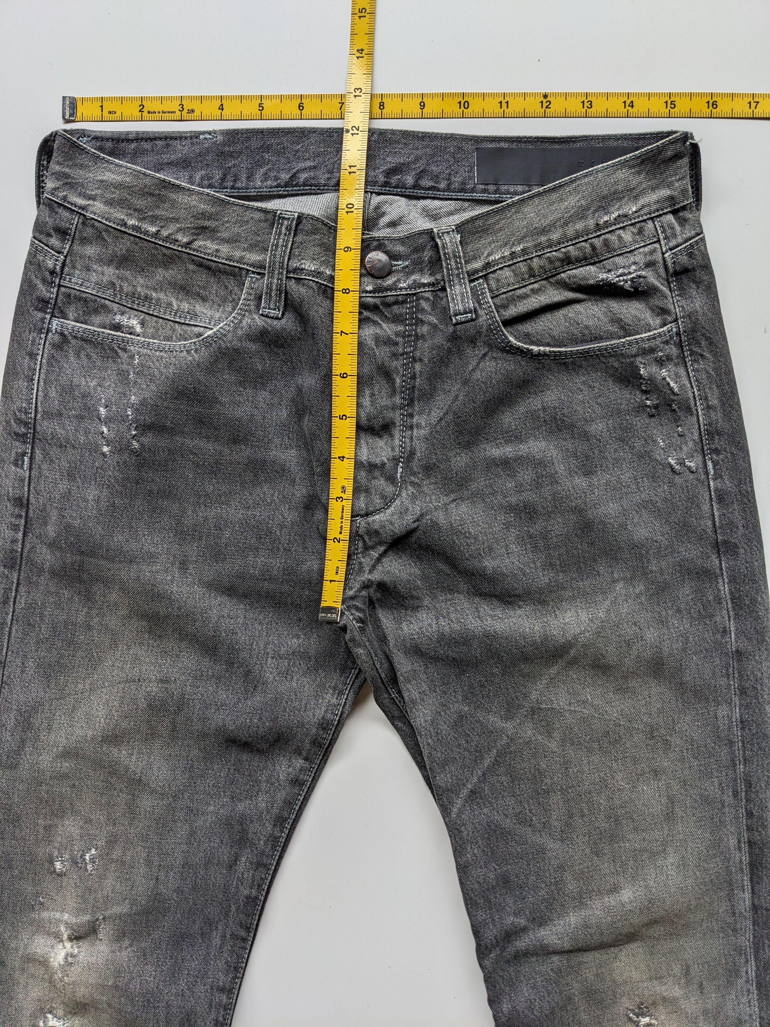 If Six Was Nine × Japanese Brand × Le Grande Bleu (L.G.B.) Ring slim fit superblack jeans Size US 31 - 10 Thumbnail