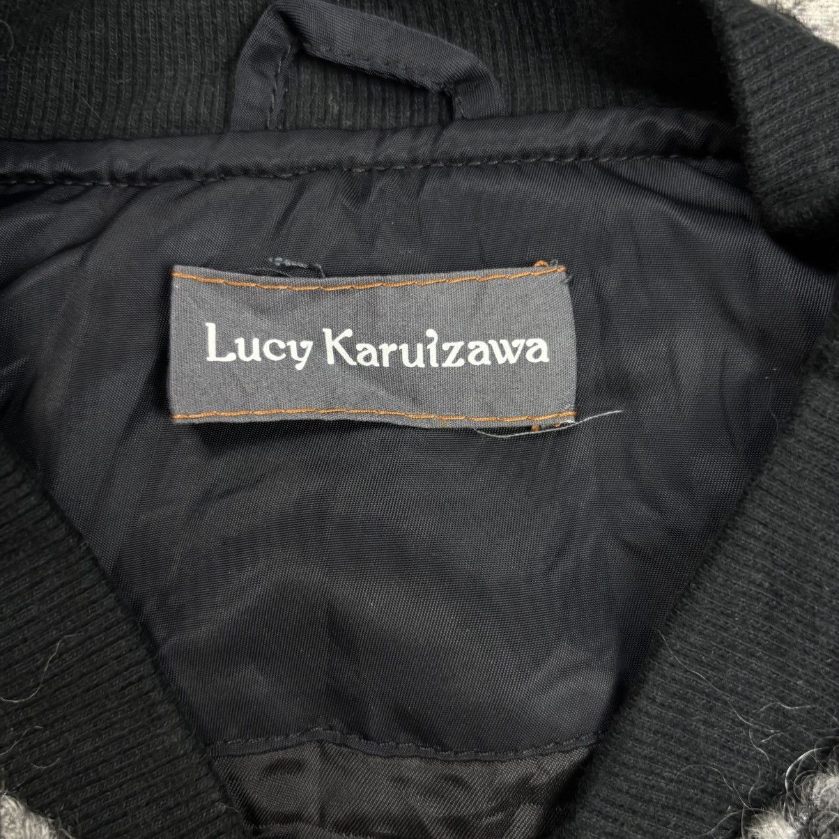 Japanese Brand FW/01 Archive Lucy Karuizawa Knitted Patchwork Bomber Jacket Size US L / EU 52-54 / 3 - 11 Thumbnail