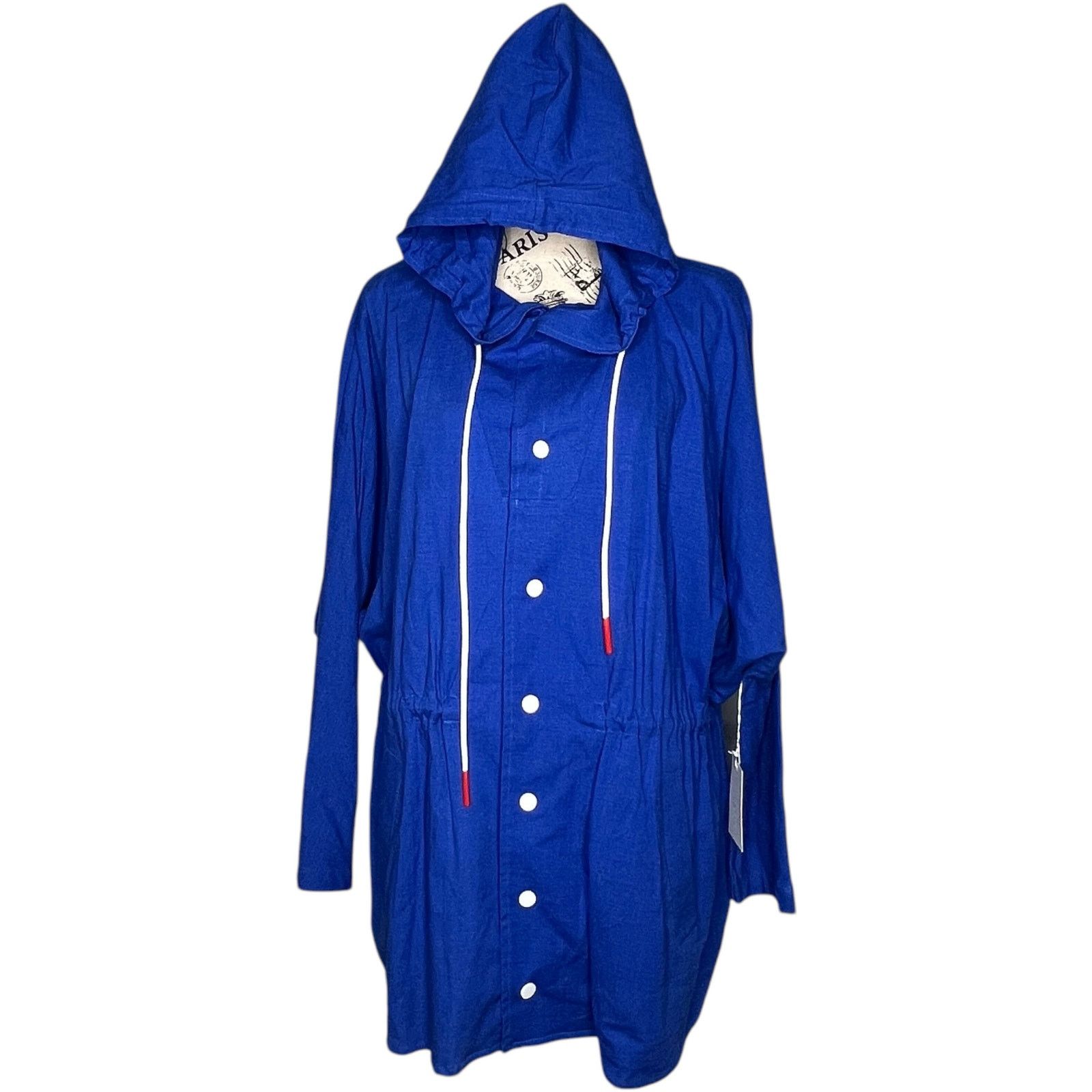 Other Gemma Oversized Linen Cargo Hooded Jacket Coat Size S / US 4 / IT 40 - 8 Thumbnail