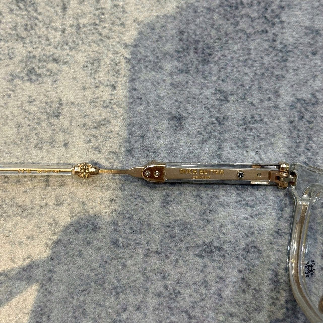 Chrome Hearts CHROME HEARTS DUCK BUTTER CRYSTAL/GOLD PLATED Size ONE SIZE - 5 Thumbnail