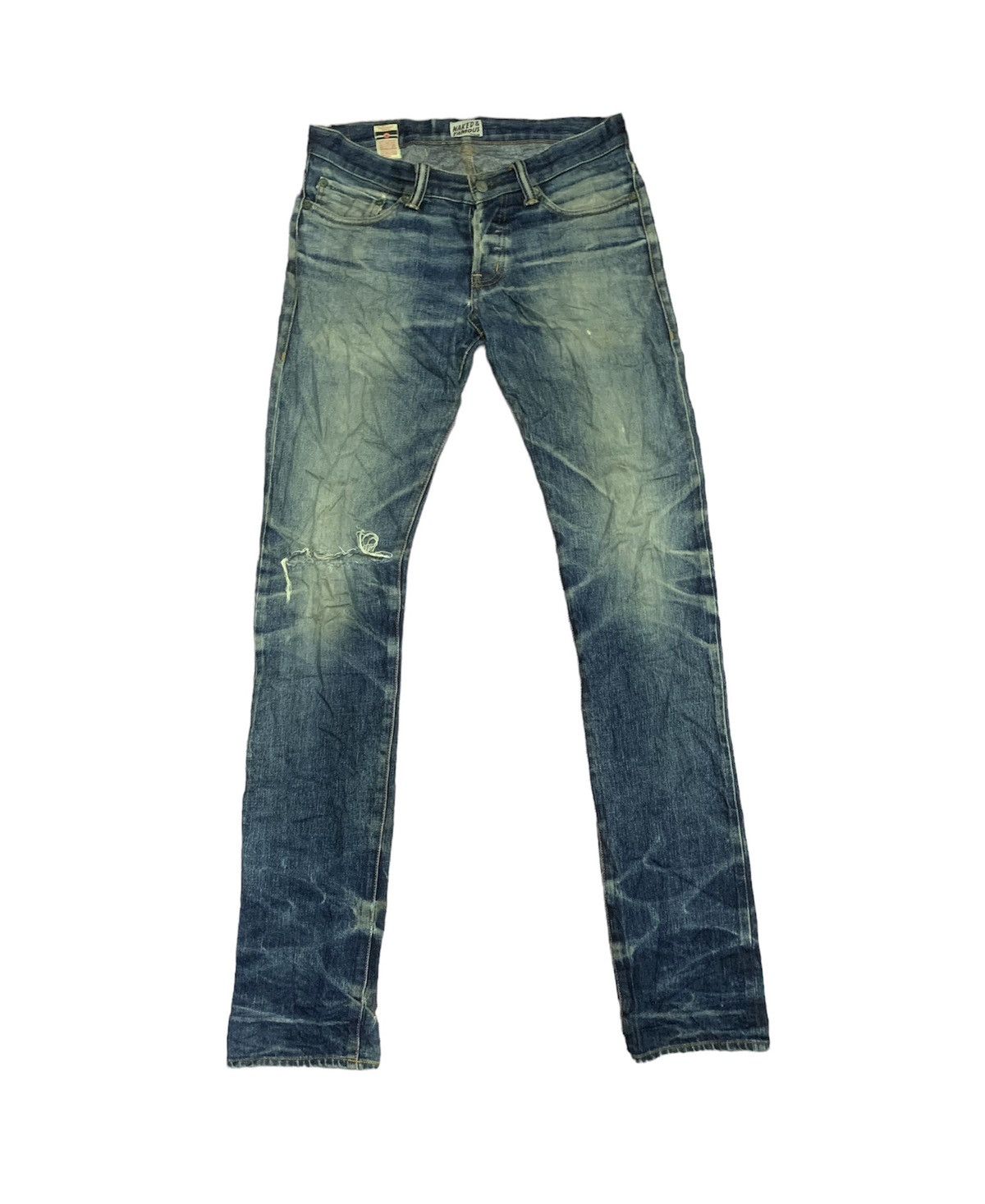 MOMOTARO X NAKED & FAMOUS SELVAGE REDLINE DENIM