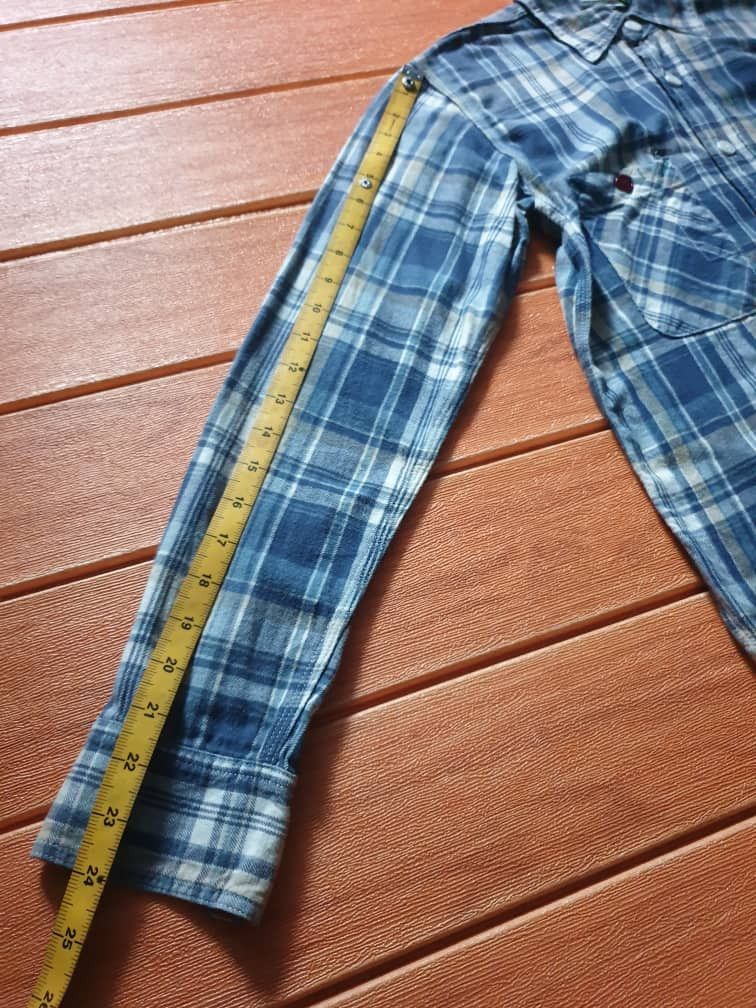 FOB Factory 💥Fob Factory checkered Japanese brand chambray shirt Size US S / EU 44-46 / 1 - 9 Thumbnail
