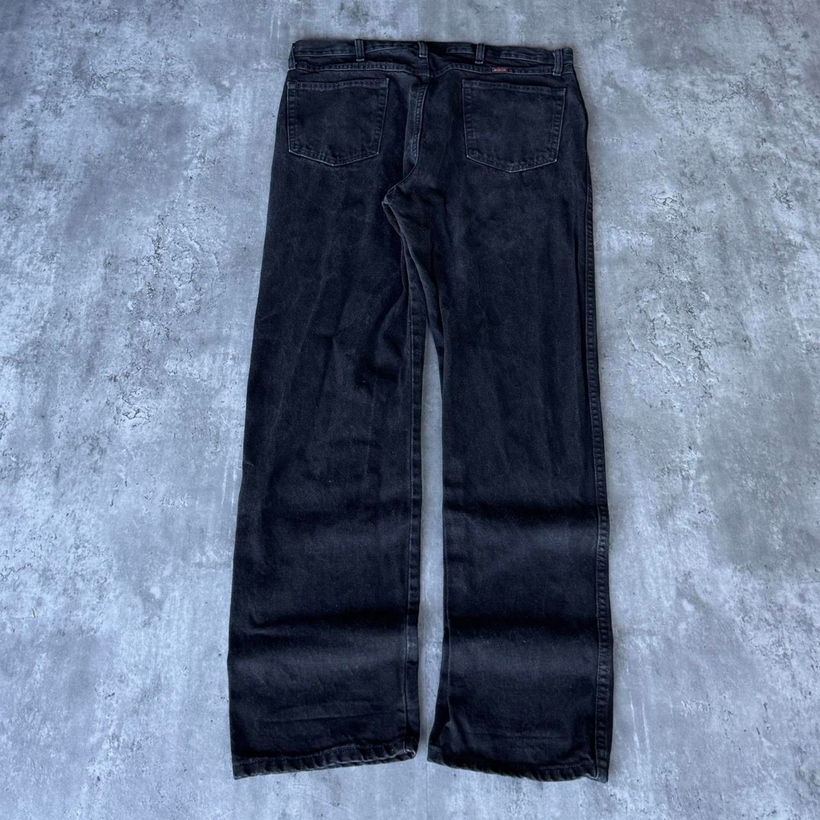 Japanese Brand × Vintage Vintage Y2K Faded Black Grunge Opium Essential Denim Jeans Size US 38 / EU 54 - 1 Thumbnail