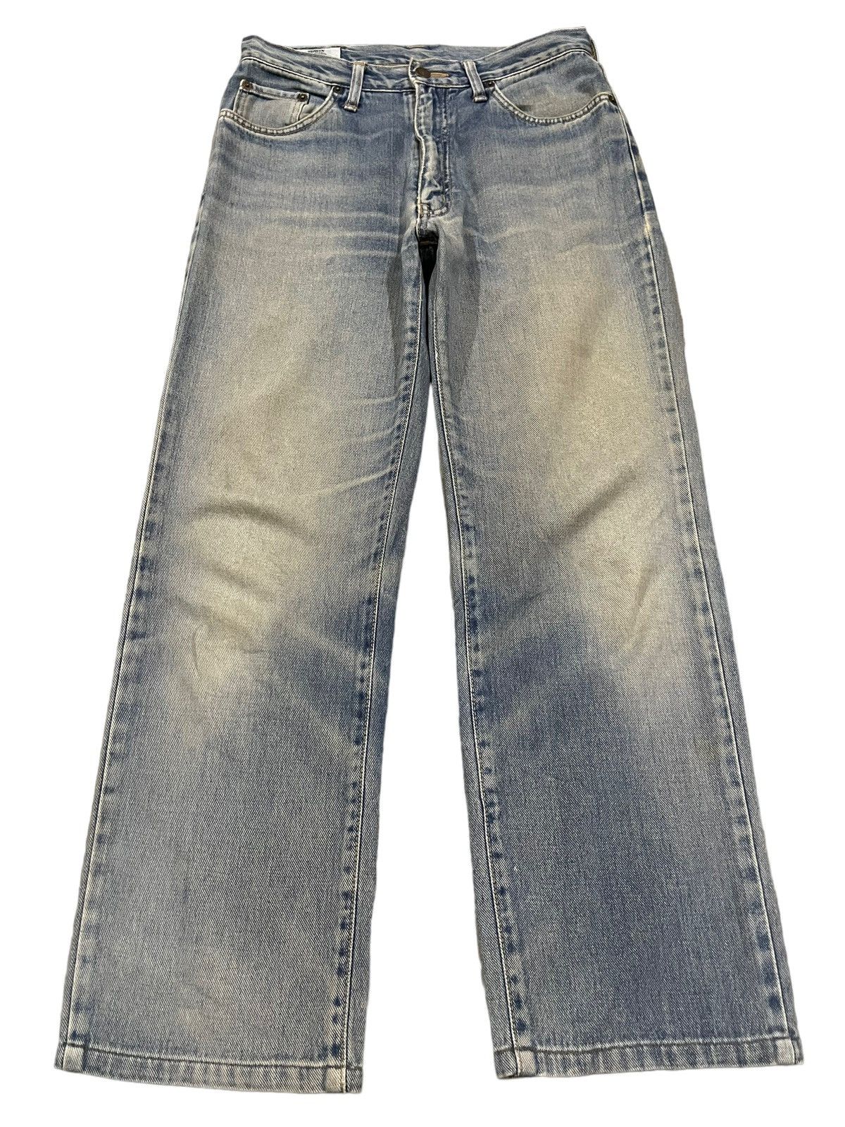 image of 1990X Clothing x Archival Clothing Vintage Edwin Classic Blue Wash Style Baggy Jeans (Size 30)