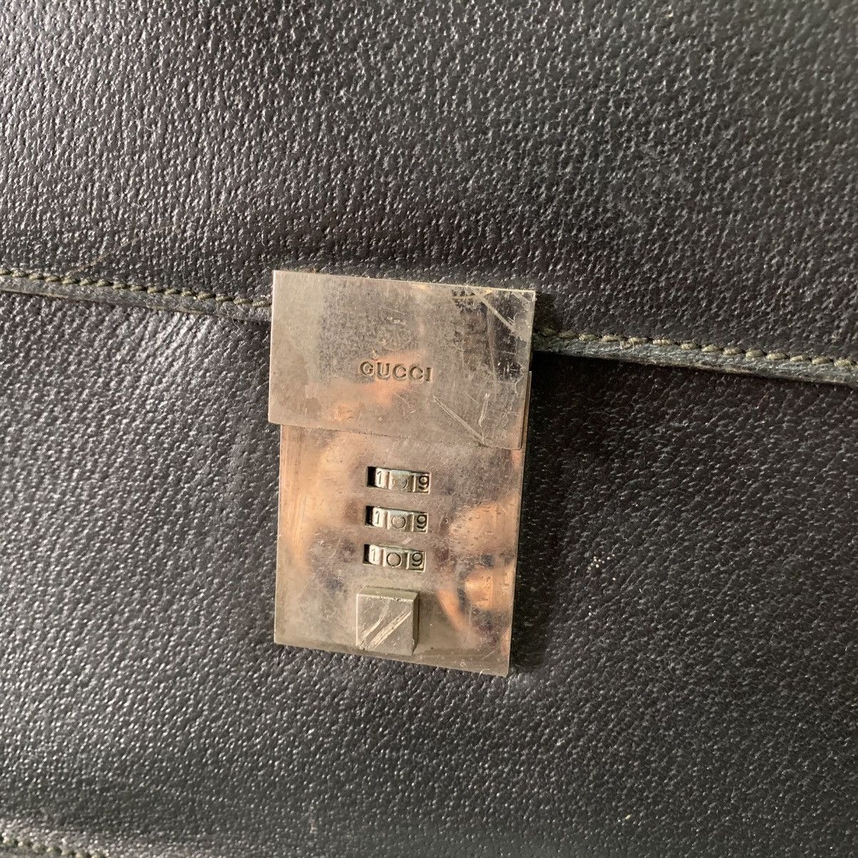 Gucci Gucci Leather Black Briefcase Bag Size ONE SIZE - 3 Thumbnail