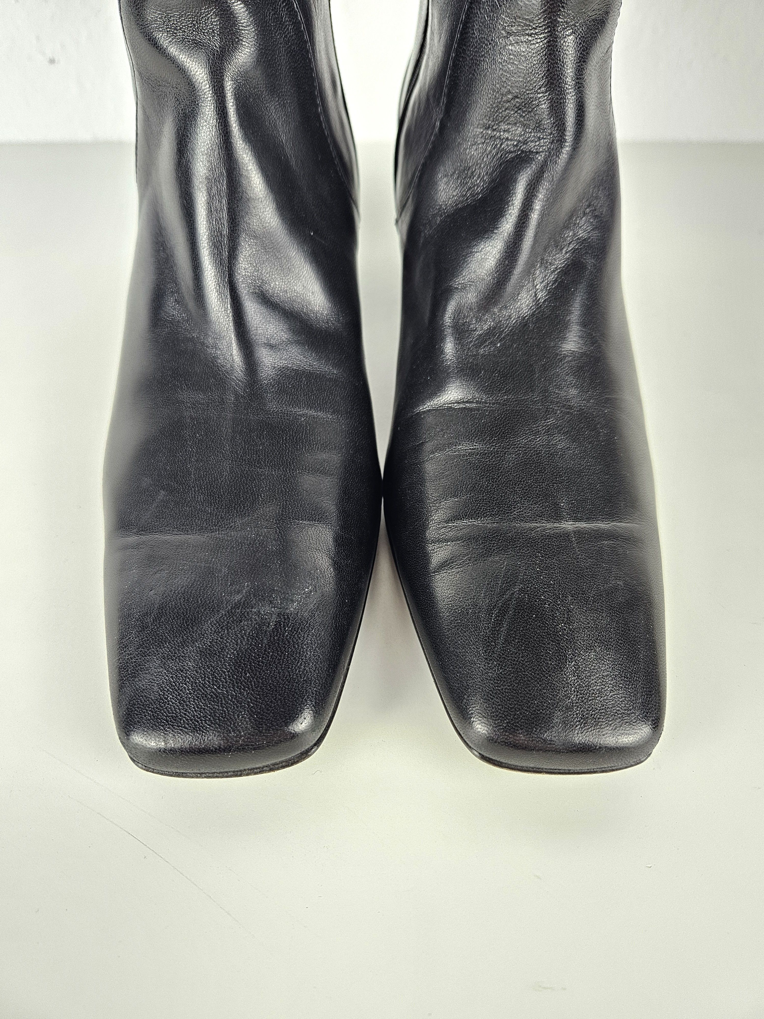 Cole Haan Cole Haan square toe side zip ankle boots Size US 6.5 / IT 36.5 - 14 Thumbnail