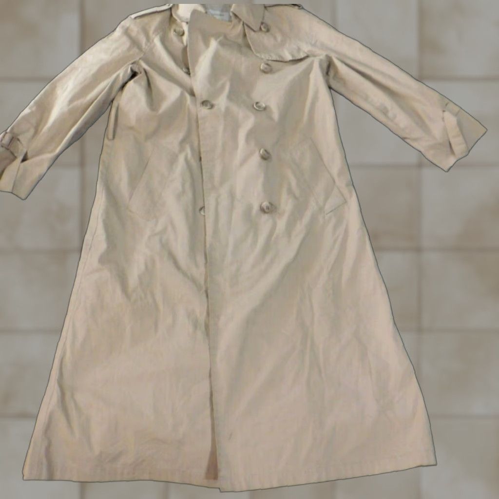 London Fog London Fog jacket coat Trench Coat Womens 6 Beige Button Lined Polyester Winter Formal Casual Regular Mens Womens Girls Size M / US 6-8 / IT 42-44 - 1 Thumbnail