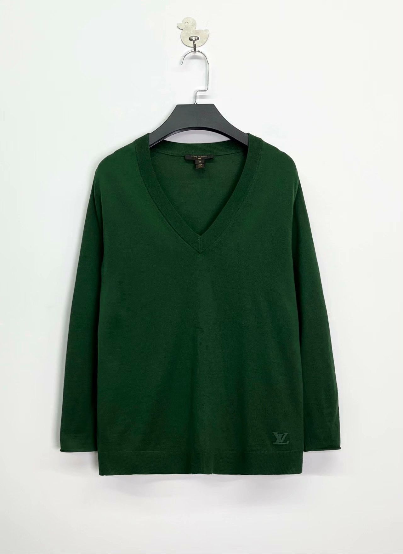 Louis Vuitton Louis Vuitton Green Sweater S Women Size S / US 4 / IT 40 - 1 Thumbnail