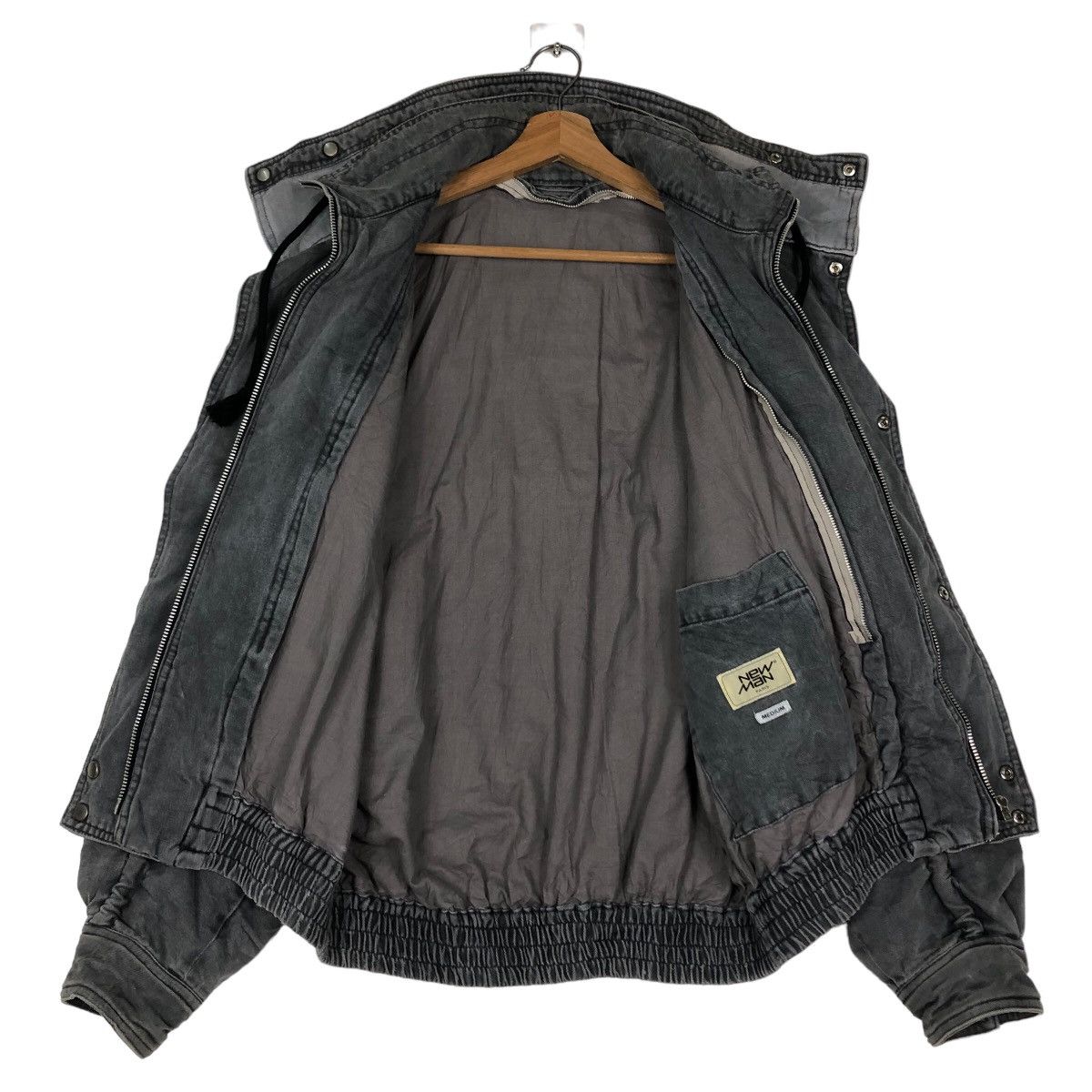 Hysteric Glamour 🔥Bondage Parachute Biker Bomber Jacket New Man Japan Made Size US M / EU 48-50 / 2 - 12 Thumbnail