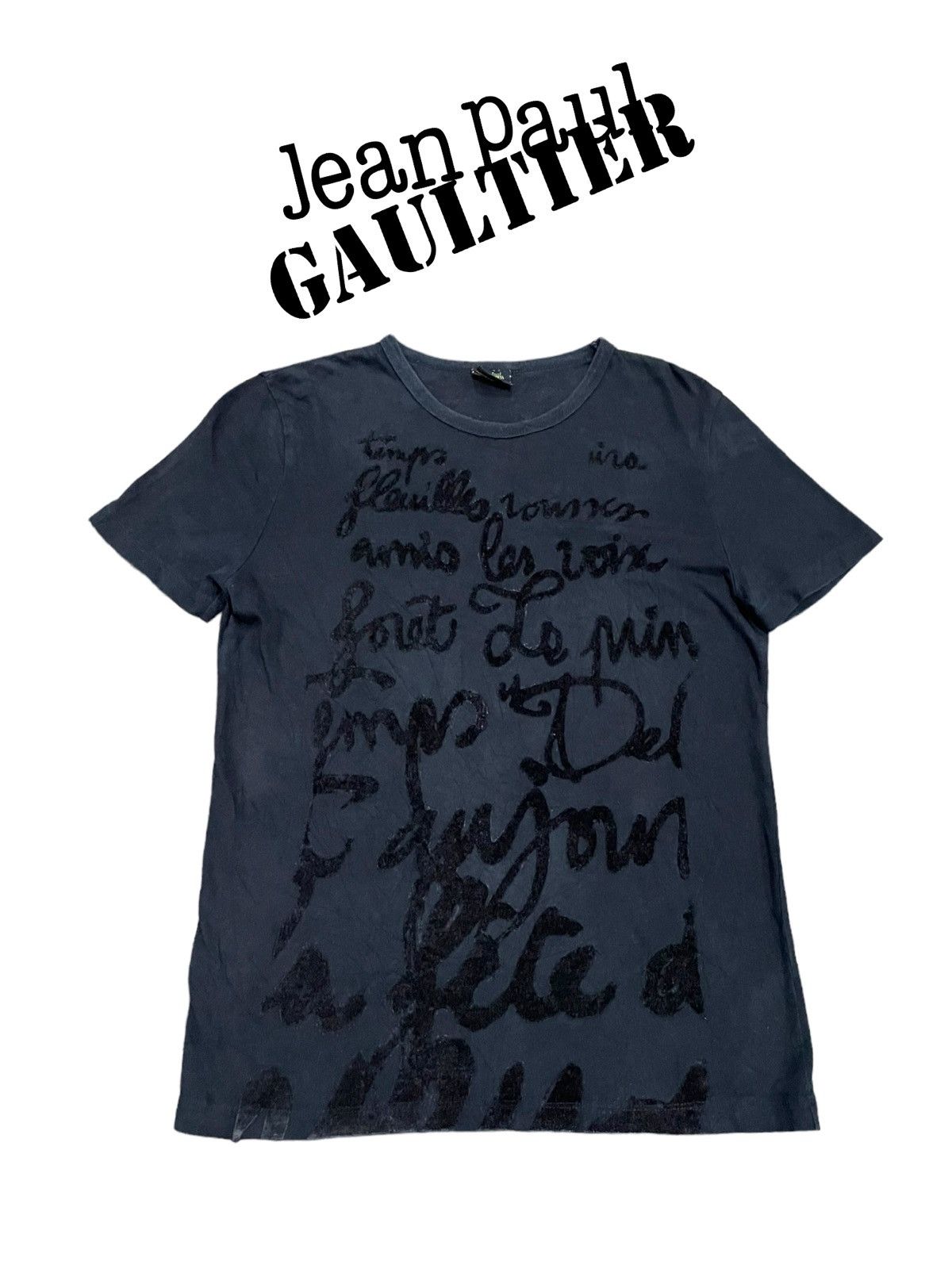 Jean Paul Gaultier Vintage Jean Paul Gaultier Homme Distressed Tee Size S / US 4 / IT 40 - 4 Thumbnail