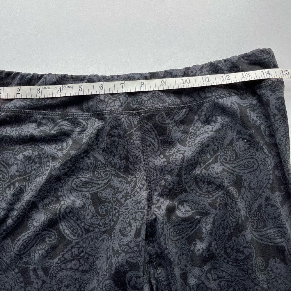 Athleta Athletic Workout Running Tight Leggings Paisley Grey Large Size 30" / US 8 / IT 44 - 6 Thumbnail