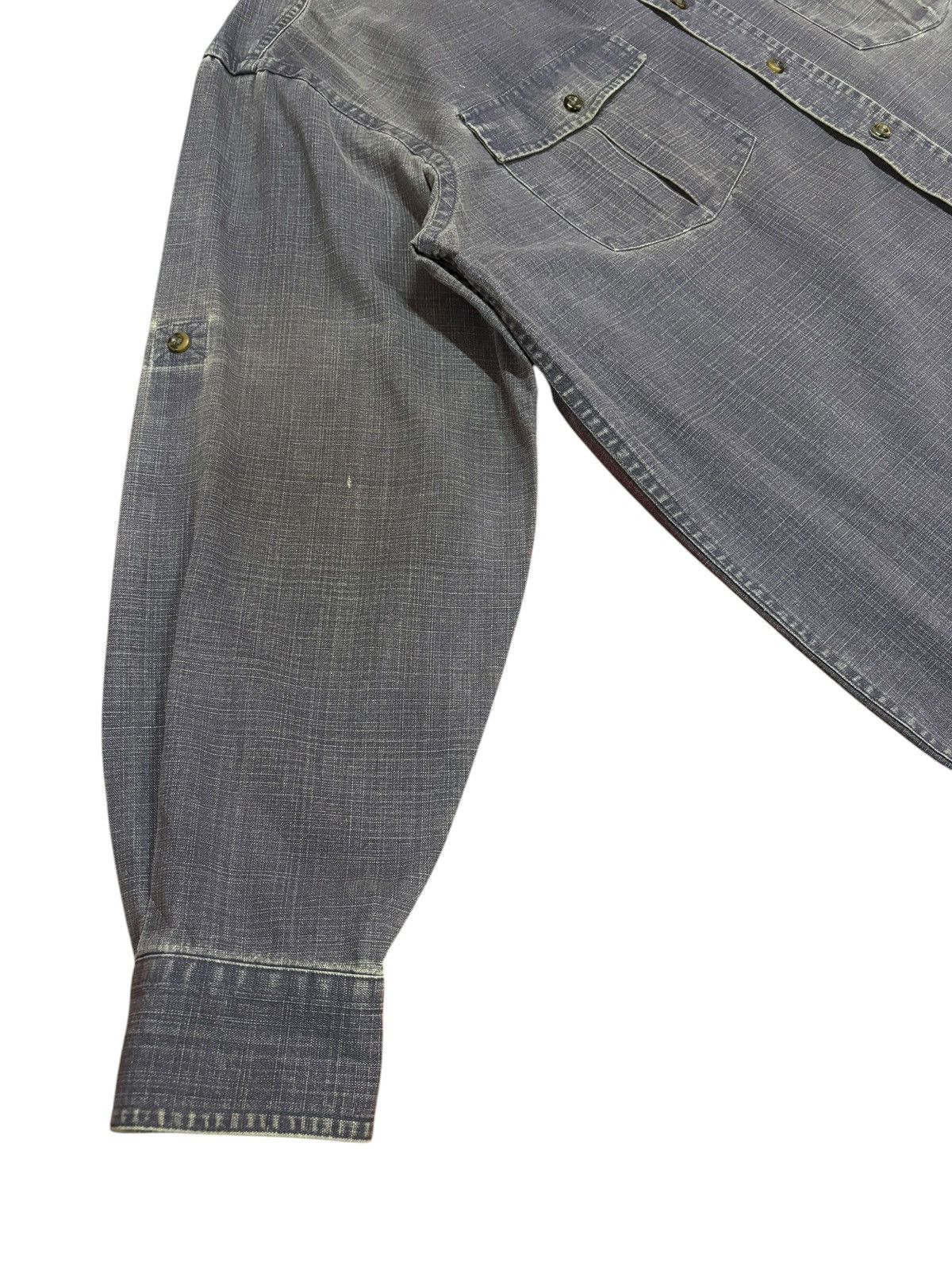 L.L. Bean × Vintage Vtg LL Bean Men's XLT Button Up Heavyweight Denim Size US L / EU 52-54 / 3 - 5 Thumbnail