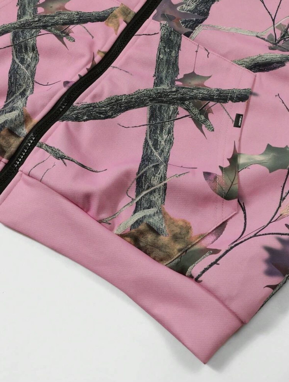 Other Pink forest camouflage oversize hooded zip-up sweatshirt Size US M / EU 48-50 / 2 - 7 Thumbnail