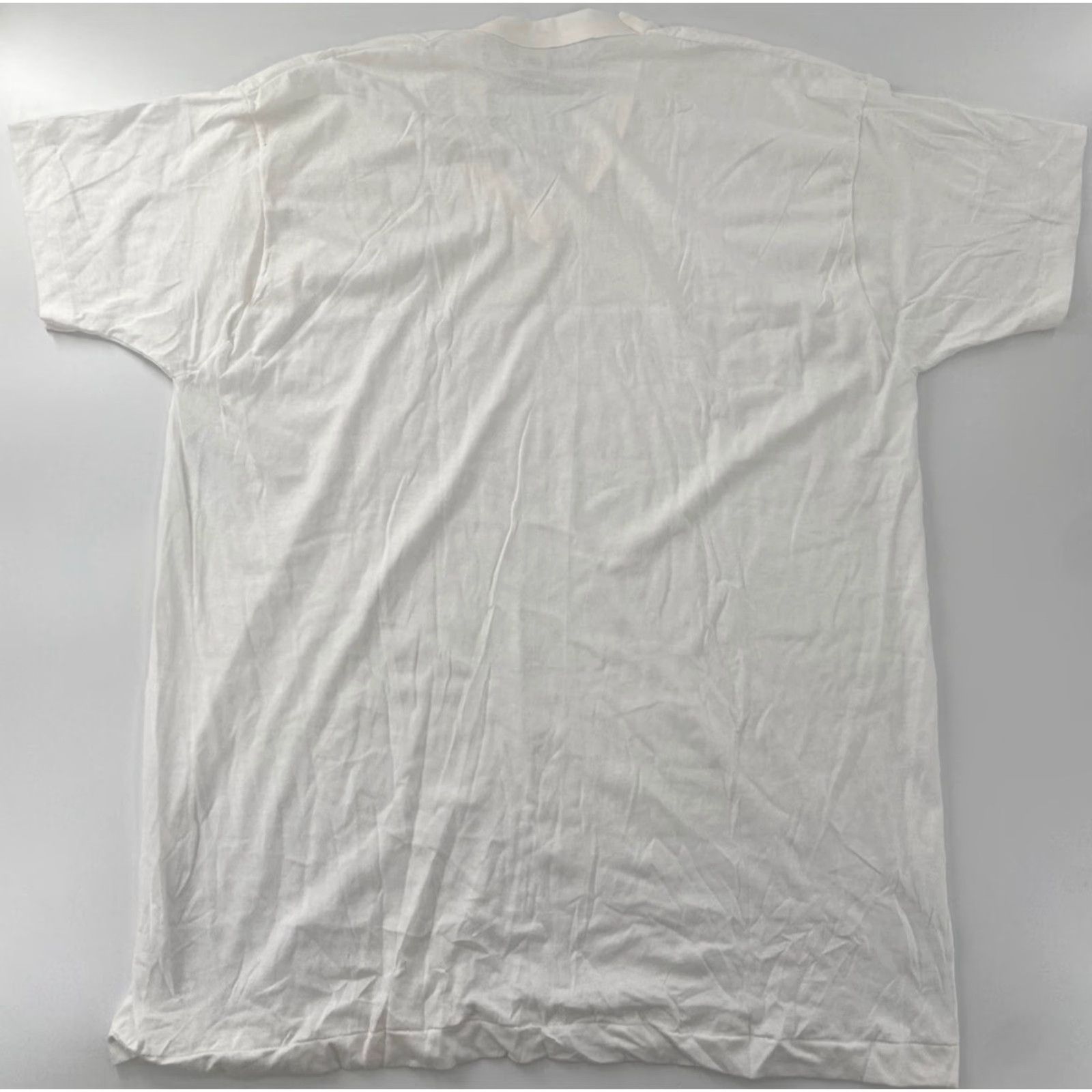 Fruit Of The Loom VINTAGE Fruit Of The Loom T-Shirt Adult XLarge White Single Stitch 90s Men Lot of 2 Size US XXL / EU 58 / 5 - 2 Thumbnail