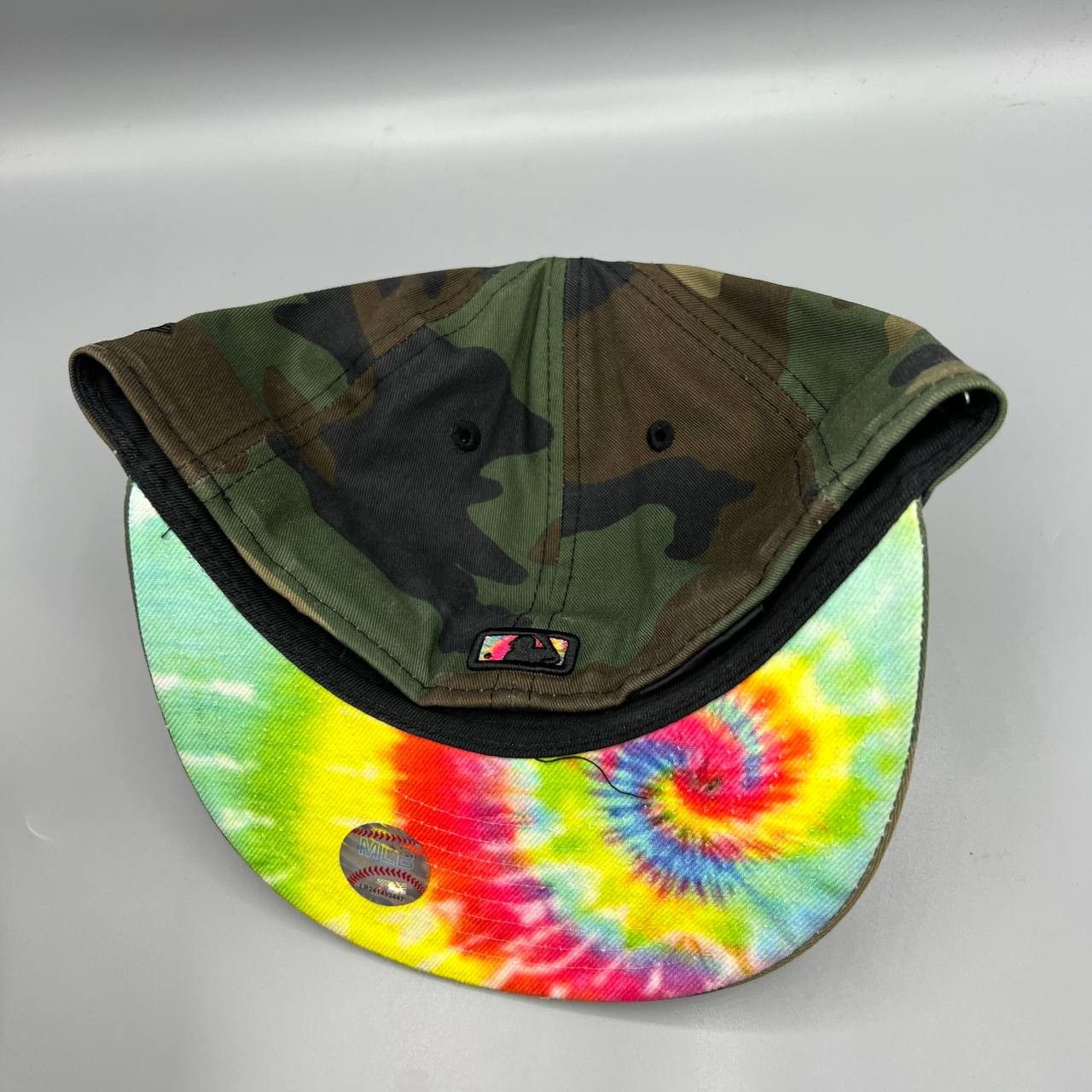 New Era Los Angeles LA Dodgers Hat Men 7 1/4 Green Camo Fitted Cap Size ONE SIZE - 7 Thumbnail