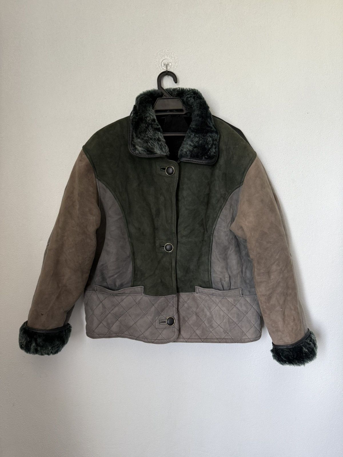 Kadoya MULTI COLOUR SHEEP LEATHER SOFT WITH SHERPA JACKET Size M / US 6-8 / IT 42-44 - 1 Thumbnail
