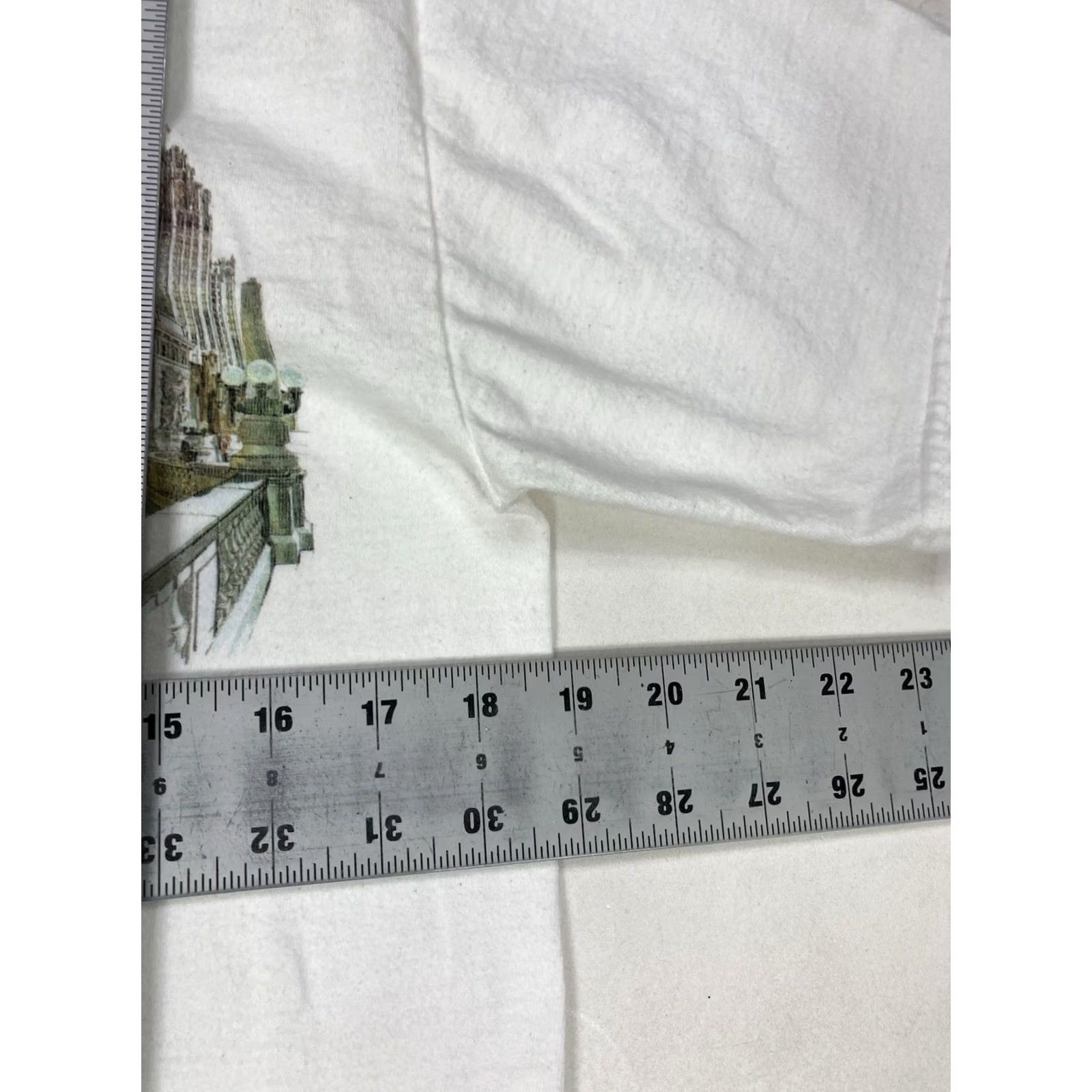 Fruit Of The Loom VINTAGE Chicago City Graphic T-shirt Women Medium White Short Sleeve Nike Size M / US 6-8 / IT 42-44 - 7 Thumbnail