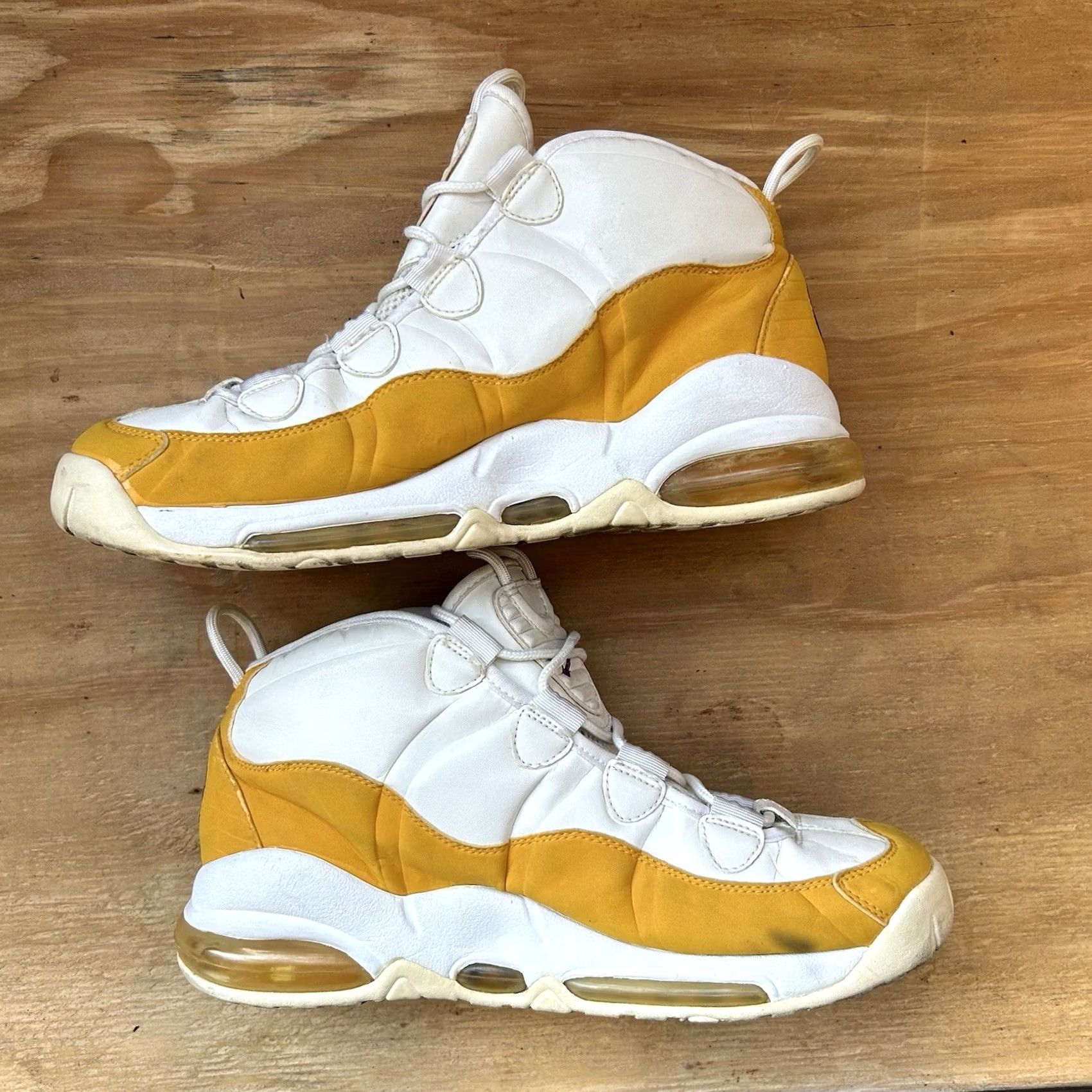 Nike VINTAGE Nike Air Max Tempo Basketball Men White 2003 10.5 US Mens Penny Pippen Jordan LA Lakers UPTEMPO Shirt? Size US 10 / EU 43 - 6 Thumbnail