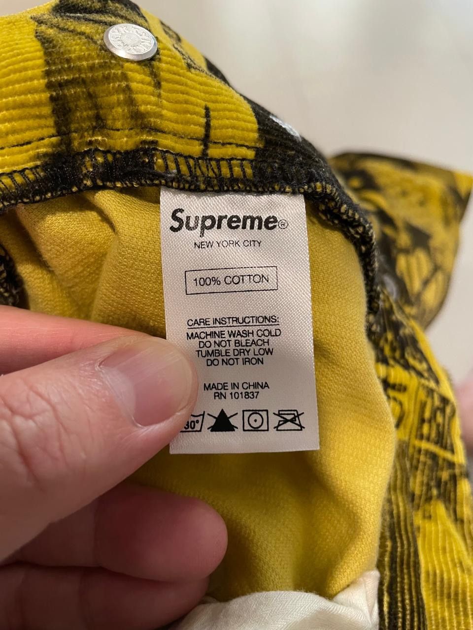Supreme Supreme Vibrations Corduroy Pant Size US 32 / EU 48 - 4 Thumbnail