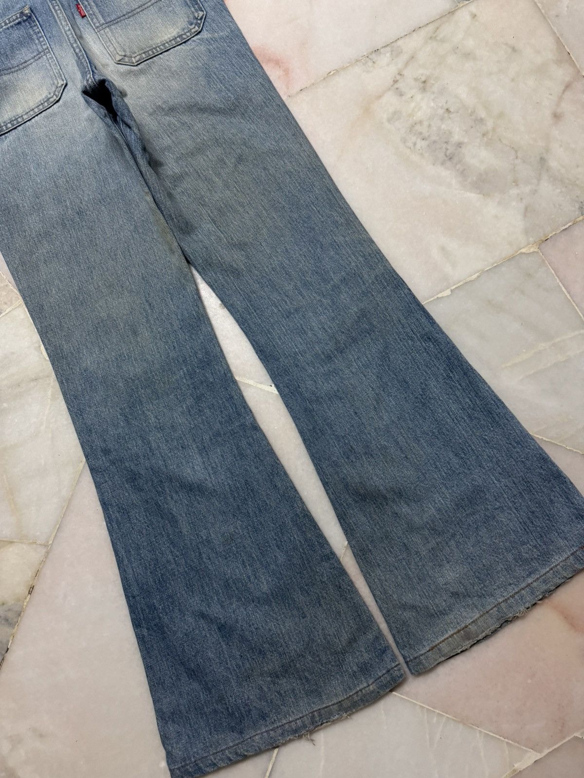 Big John 💥80s-90s Bell Bottom💥Big Big john Rusty Mudwadh Bootcut Jean Size US 29 - 18 Thumbnail