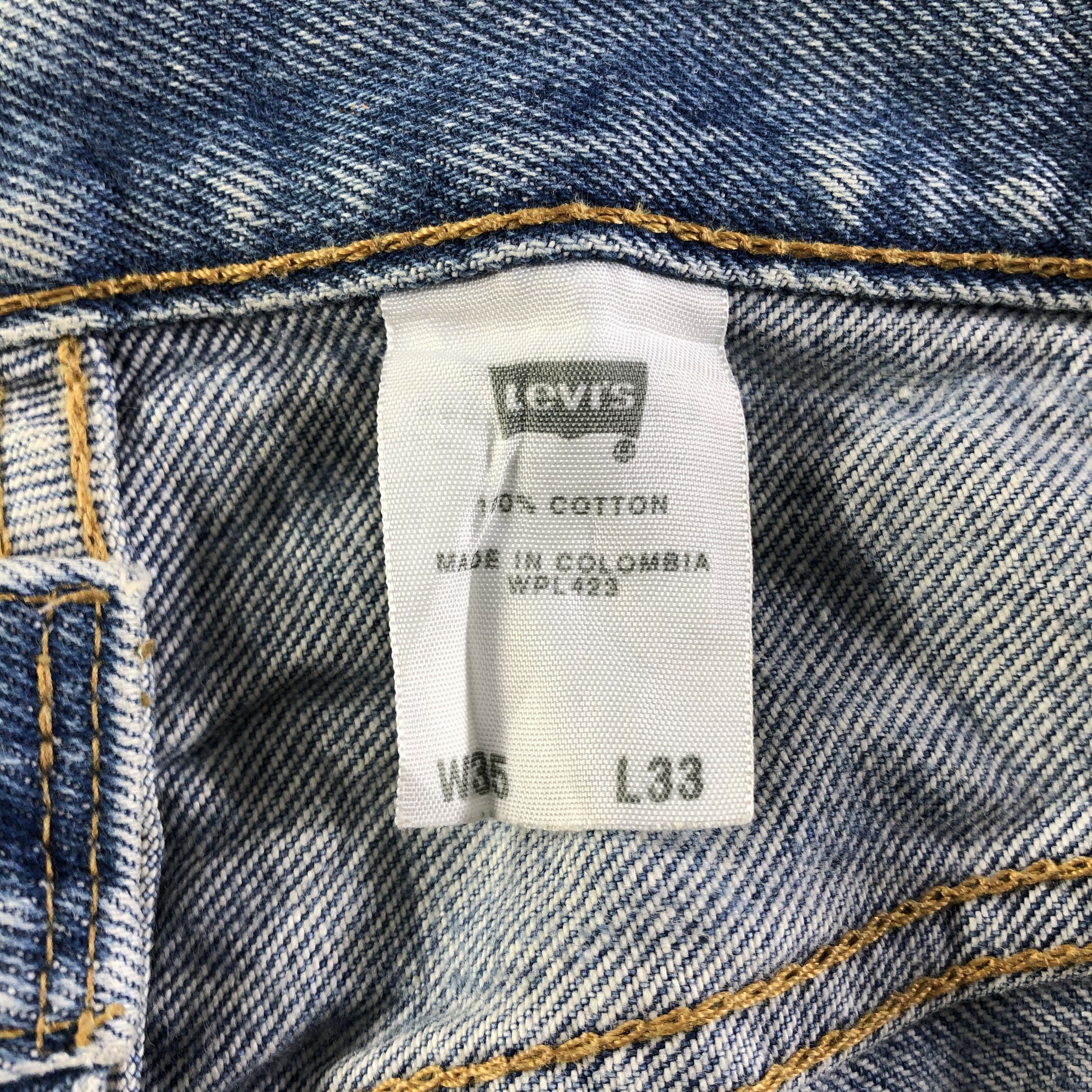 Levi's Vintage Light Wash Levis 501 Jeans-J4556 Size US 34 / EU 50 - 10 Thumbnail