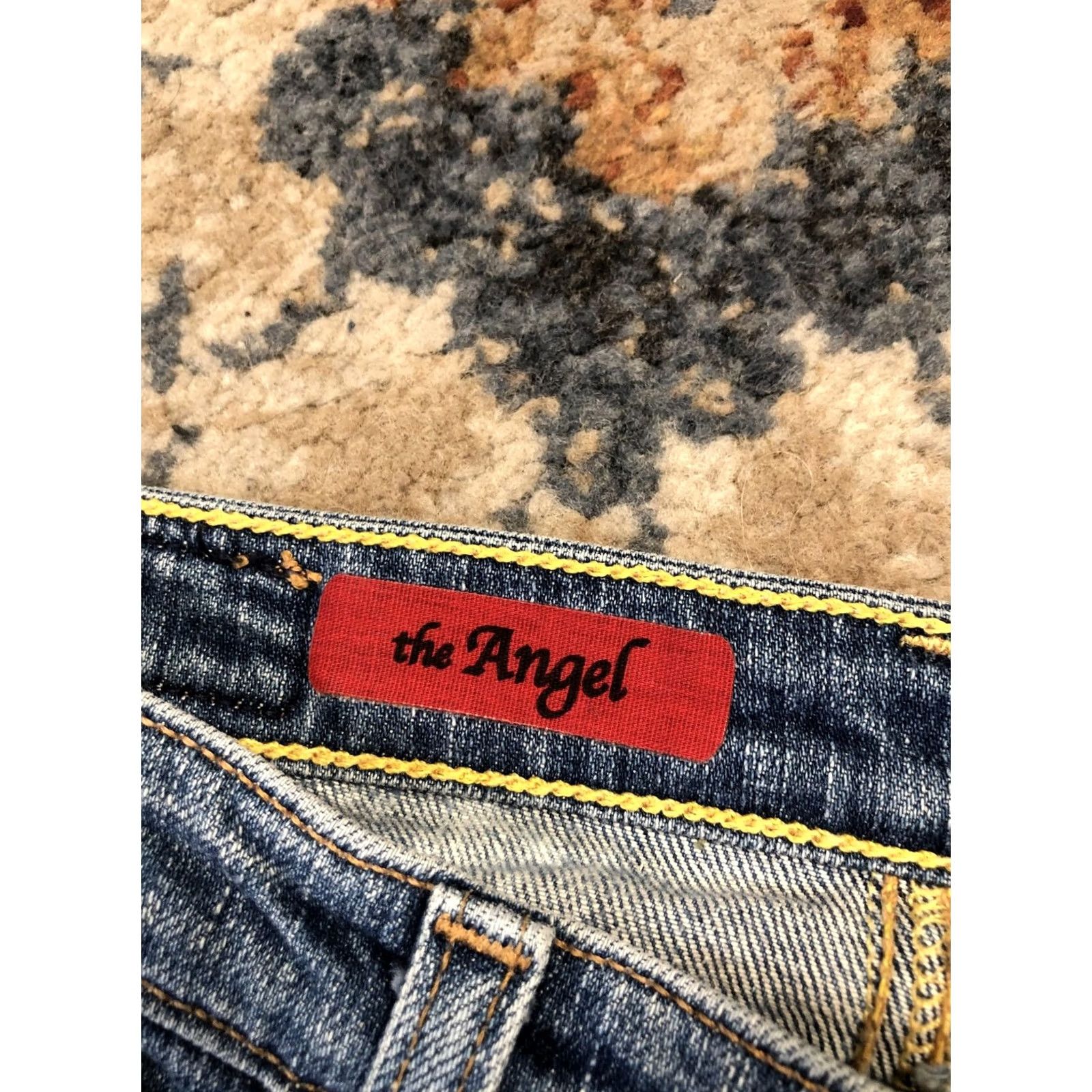 Vintage VINTAGE AG Adriano Goldschmied Jeans Womens 28 Light Wash Blue The Angel Bootcut USA Women Jeans 28 Blue Embroidered Back Pocket Size 28" / US 6 / IT 42 - 6 Thumbnail