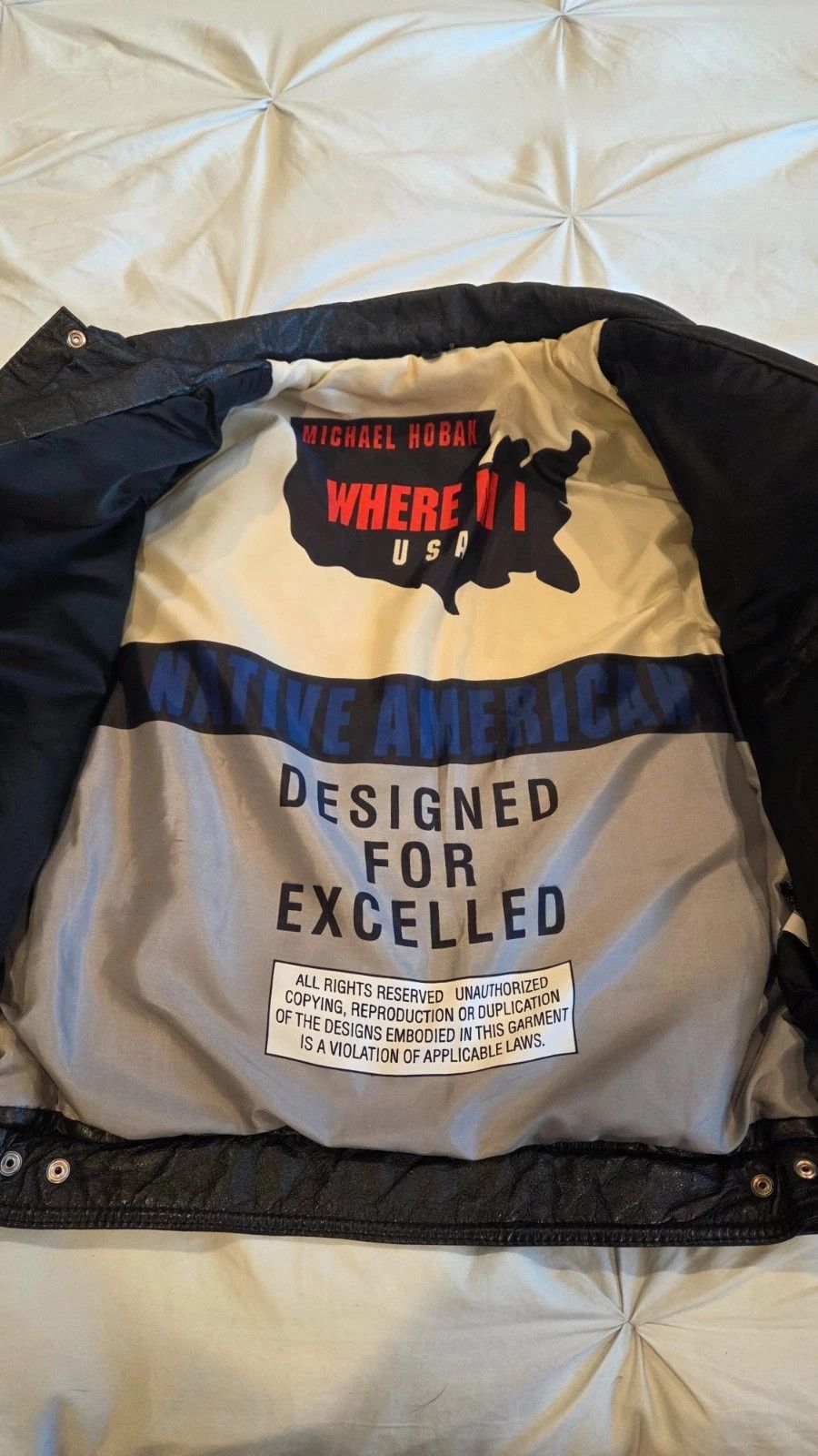 Michael Hoban Michael Hoban “WHERE M I” Southwest-Inspired Leather Jacket Size US M / EU 48-50 / 2 - 7 Thumbnail