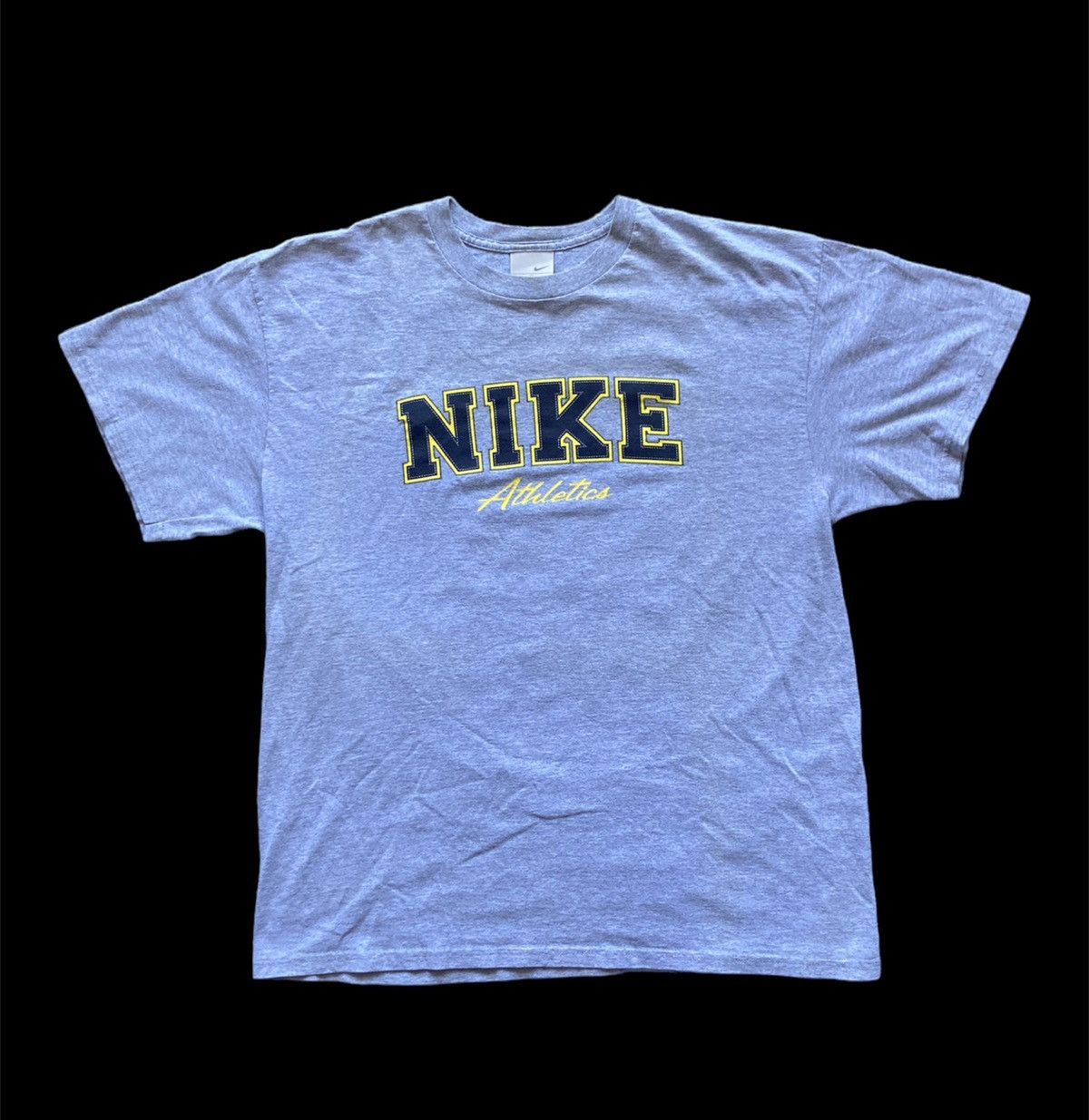 Nike Vintage Y2K Nike Athletics Spell Out Tee VTG Shirt XL 2000s Size US XL / EU 56 / 4 - 5 Thumbnail