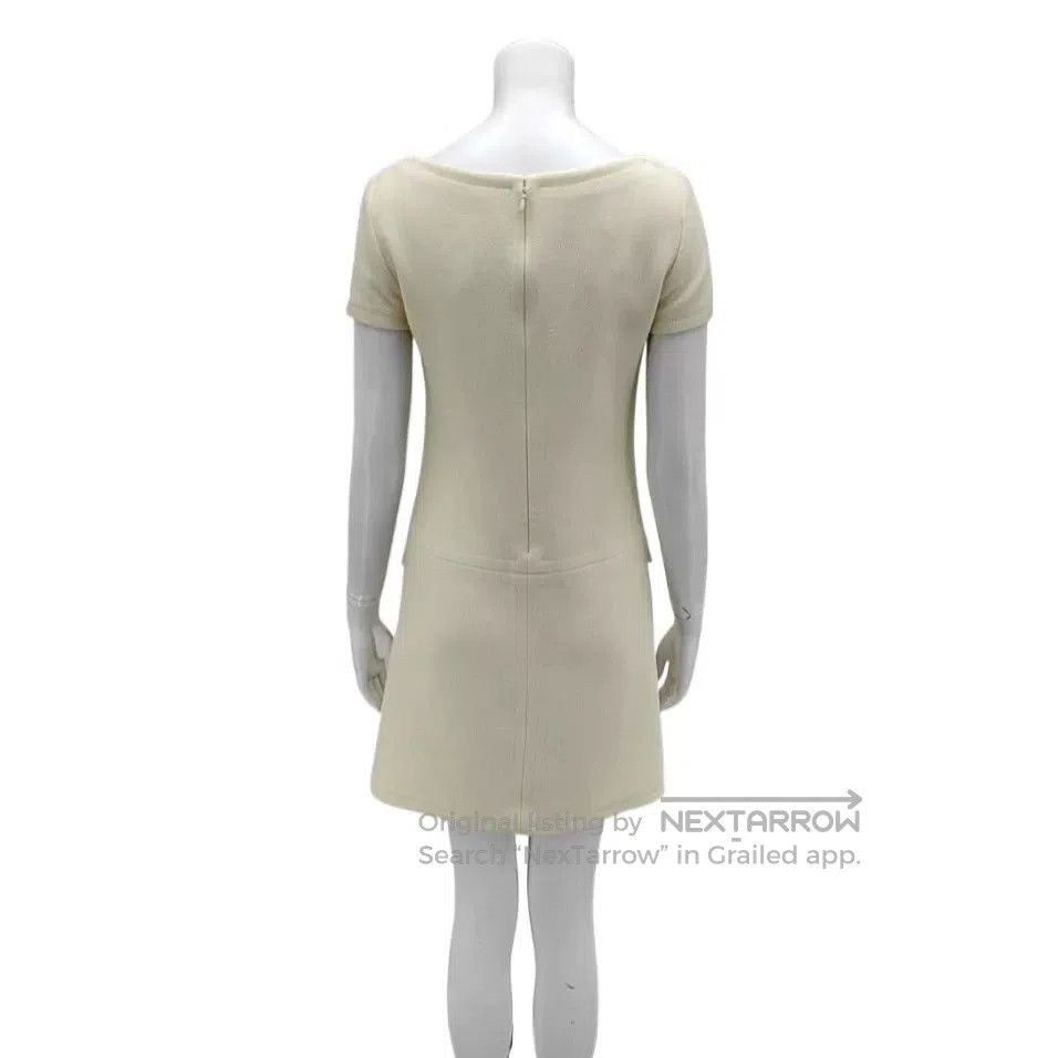 Prada Prada Beige Wool Dress Size 40. Size S / US 4 / IT 40 - 2 Thumbnail