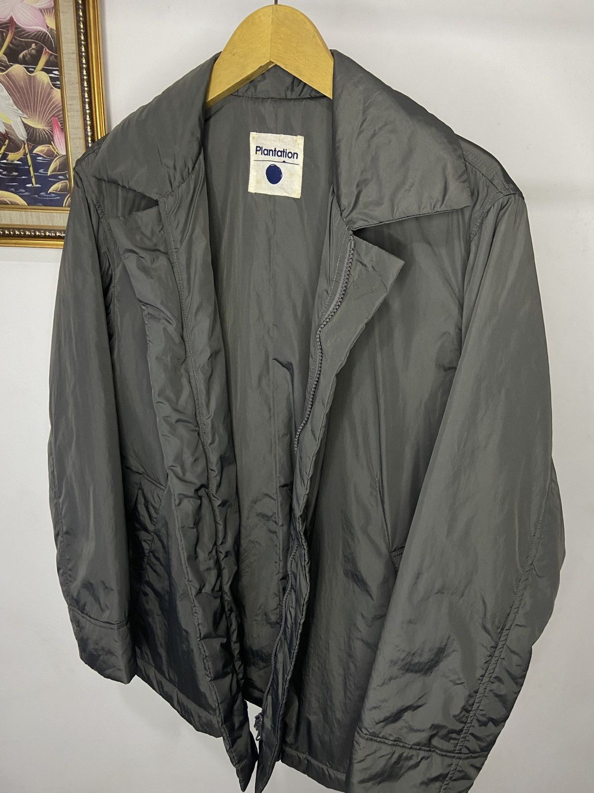 Issey Miyake × Vintage ARCHIVE 80s Plantation Issey Miyake A-Net Light Jacket Size US M / EU 48-50 / 2 - 5 Thumbnail