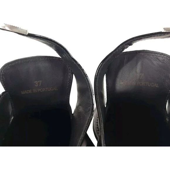 Martine Rose Martine Rose Patent Shoom Loafers 37 W7 Black New Size US 7 / IT 37 - 10 Thumbnail