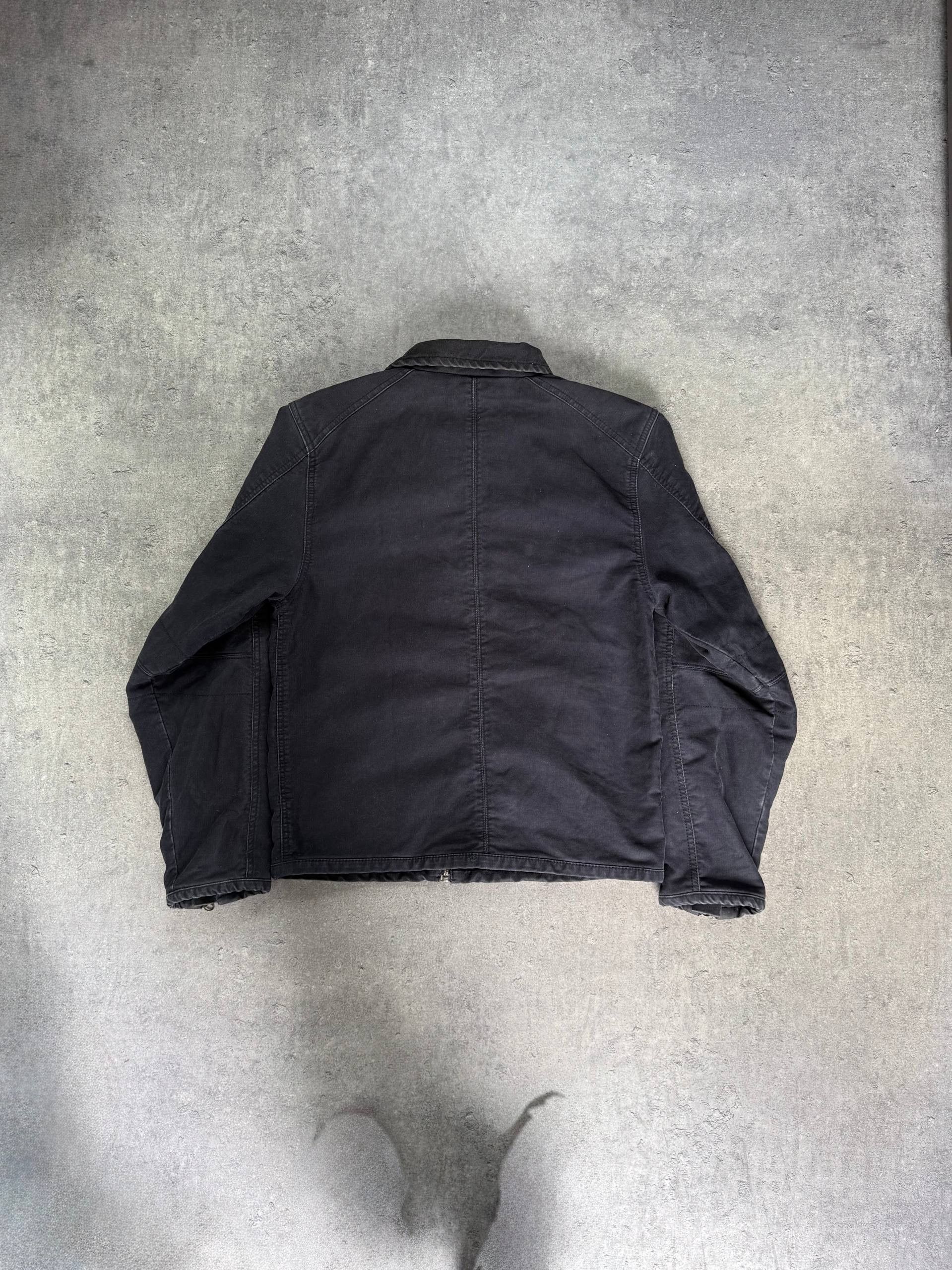 Nike Vintage 00s Nike denim distressed faded jacket work RARE Size US S / EU 44-46 / 1 - 9 Thumbnail