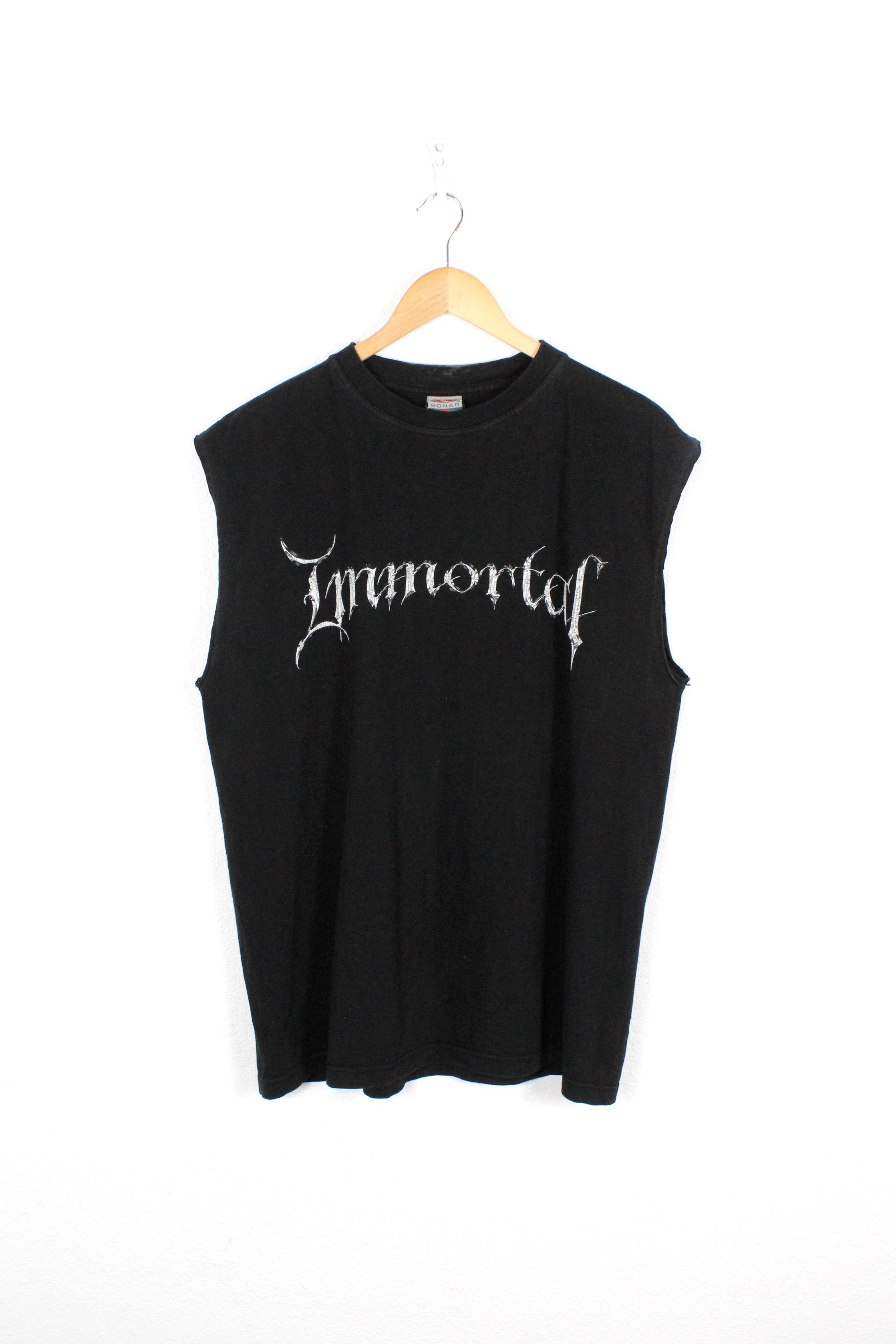 Band Tees Vintage Immortal Sons of Northern Darkness Metal Sleeveless Size US XL / EU 56 / 4 - 1 Thumbnail