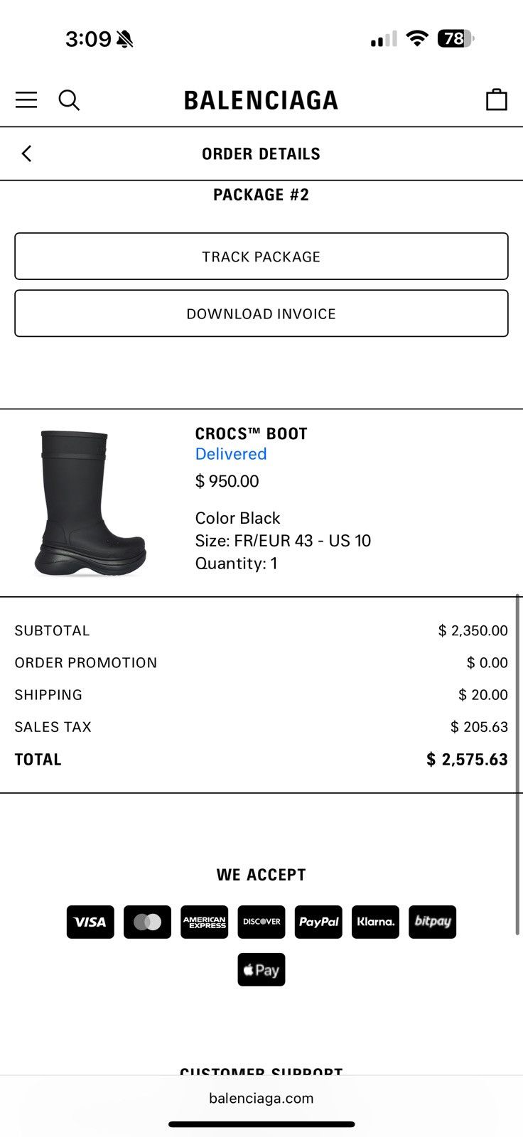 Balenciaga × Crocs Balenciaga croc boots Size US 10 / EU 43 - 7 Thumbnail