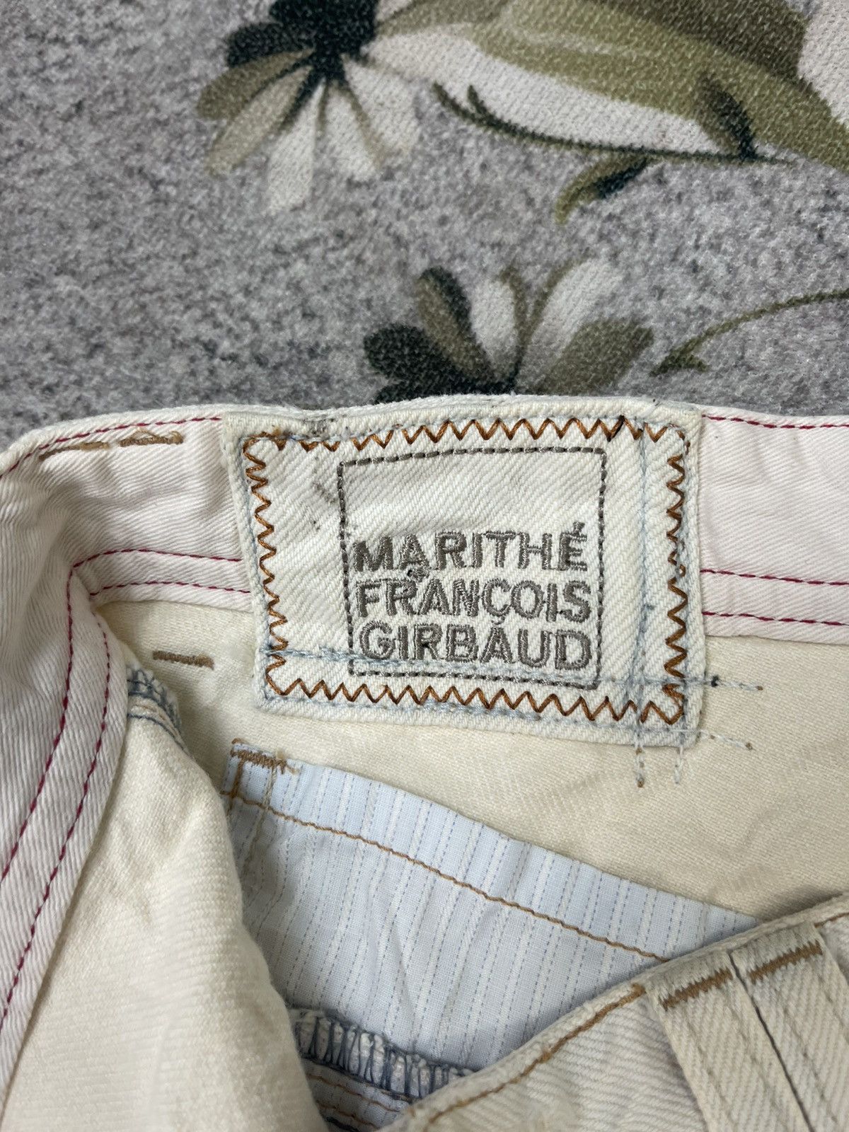 Marithe + Francois Girbaud Vintage Marithe+Francois Girbaud Jeans Straight Cut Size US 31 - 14 Thumbnail
