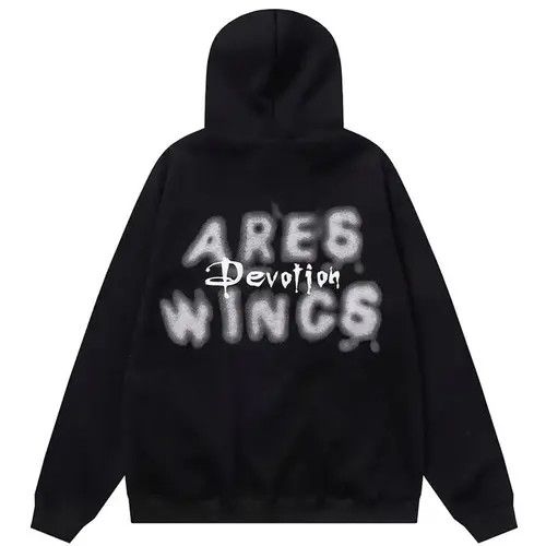 Japanese Brand × Vintage Y2K hoodie sweatshirt hip-hop Gothic Harajuku style pullover Size US L / EU 52-54 / 3 - 2 Thumbnail