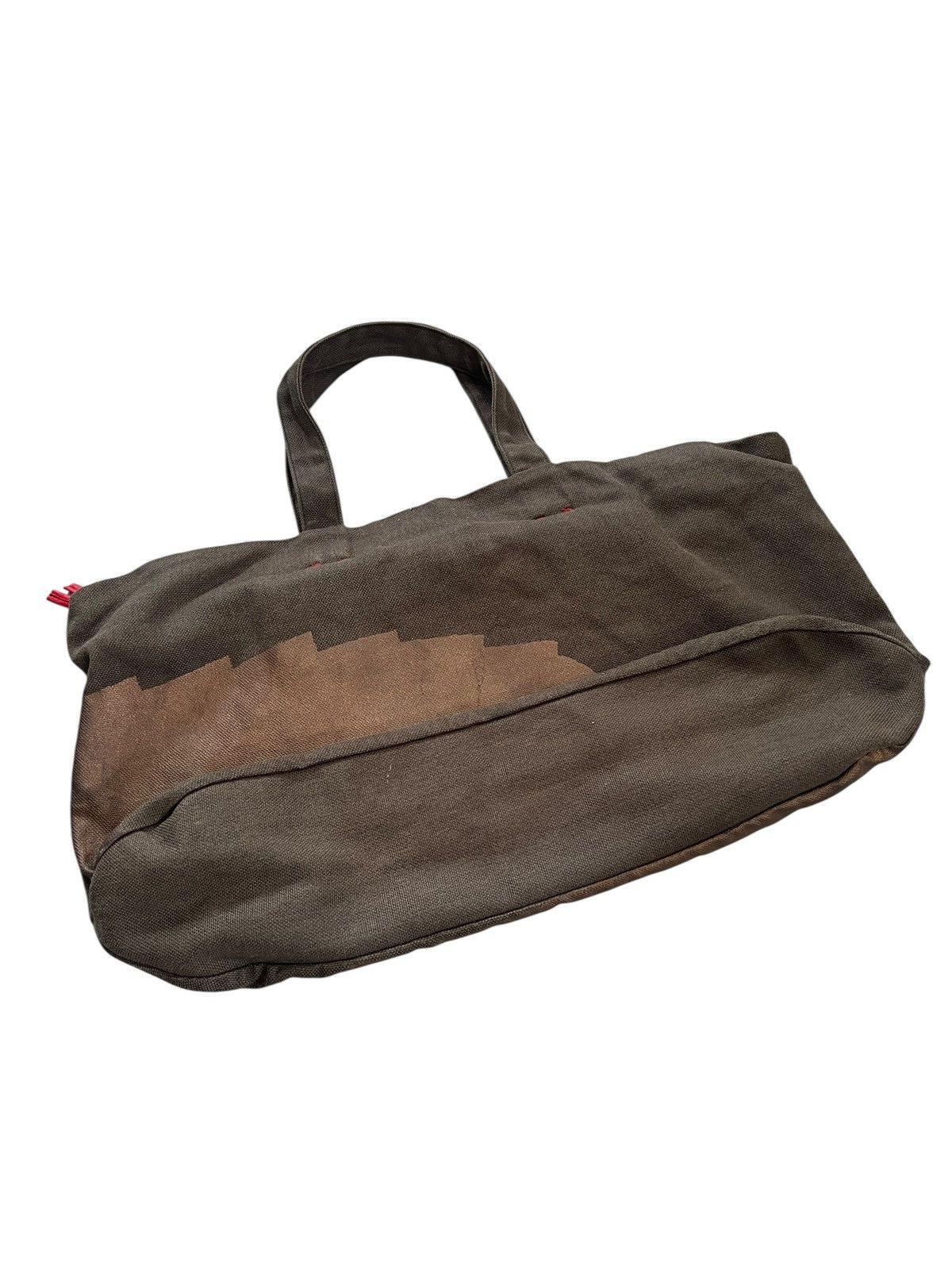 Y's 1990s Y’s For Living Crocodile Motif Canvas Boston Bag Size ONE SIZE - 8 Thumbnail