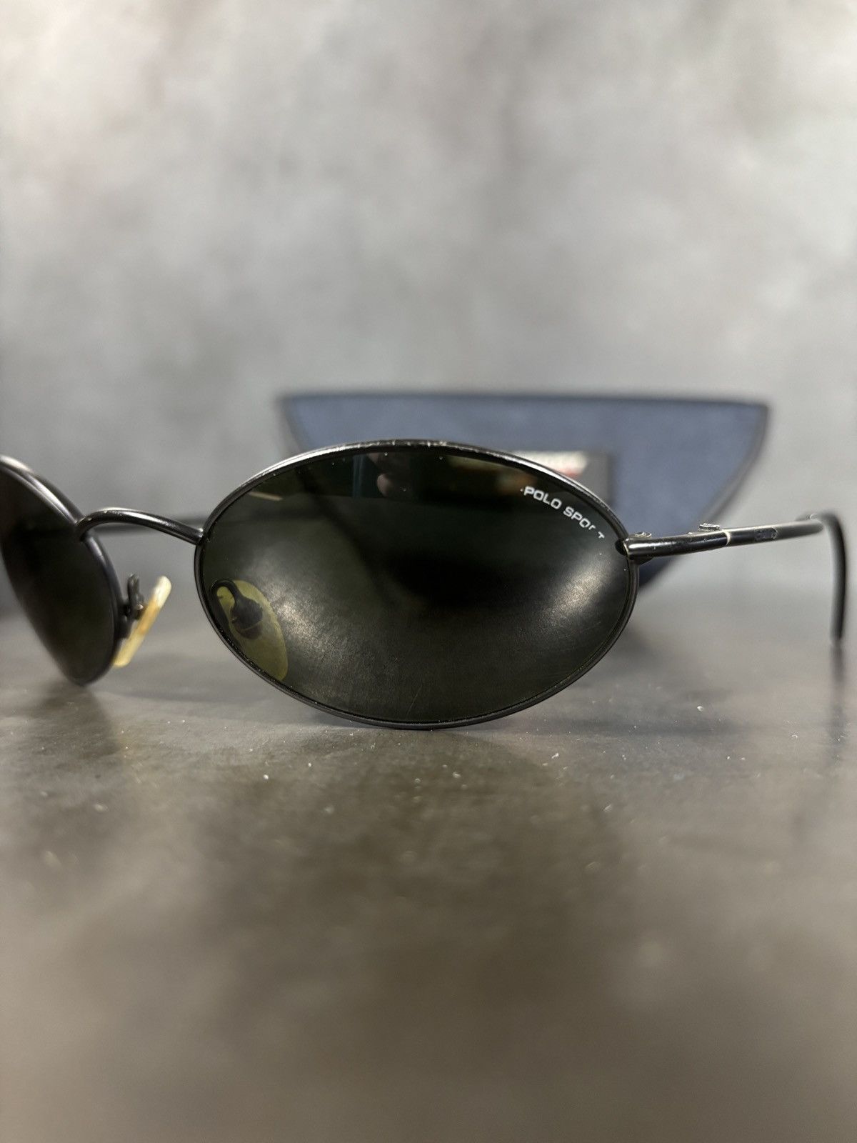 Polo Ralph Lauren 1990s Polo Sport Sunglasses Metal Oval 90 Vintage Polo Sport Size ONE SIZE - 10 Thumbnail