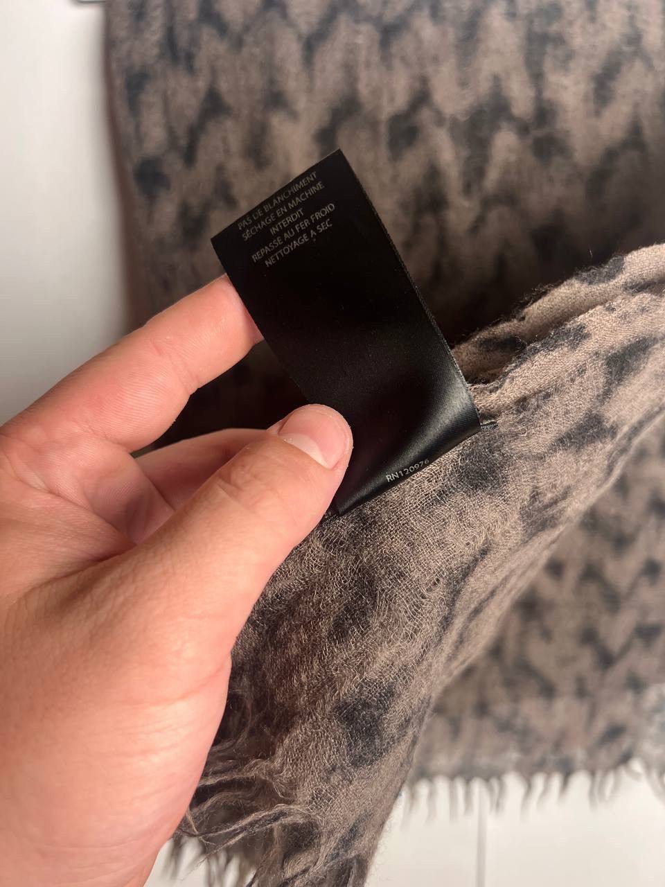 Japanese Brand Oska Wool Scarf Size ONE SIZE - 6 Thumbnail